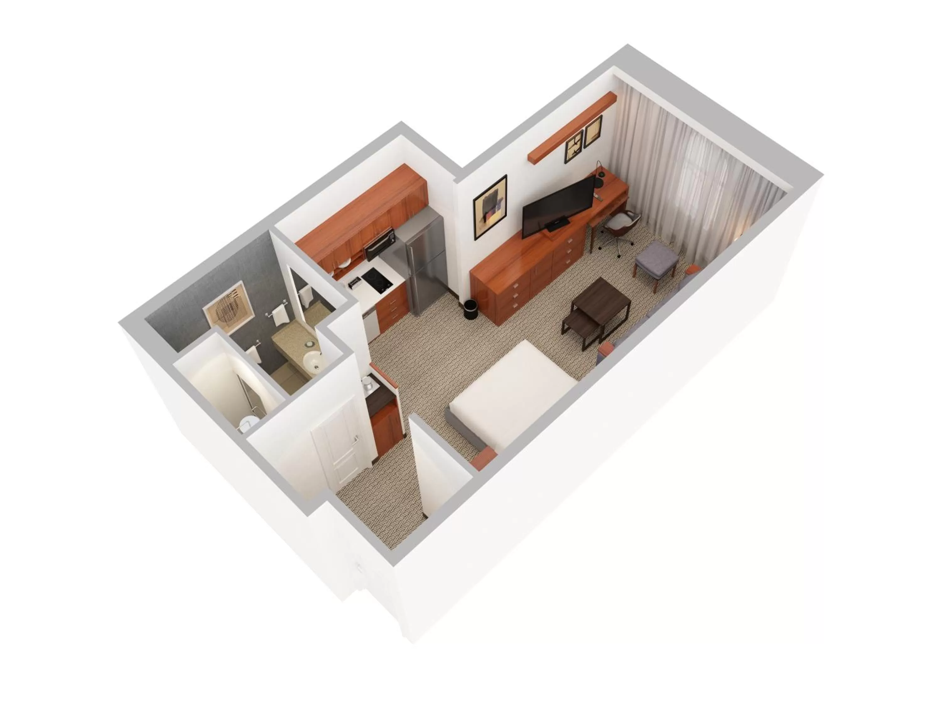 Kitchen or kitchenette in Courtyard by Marriott Waterloo St. Jacobs