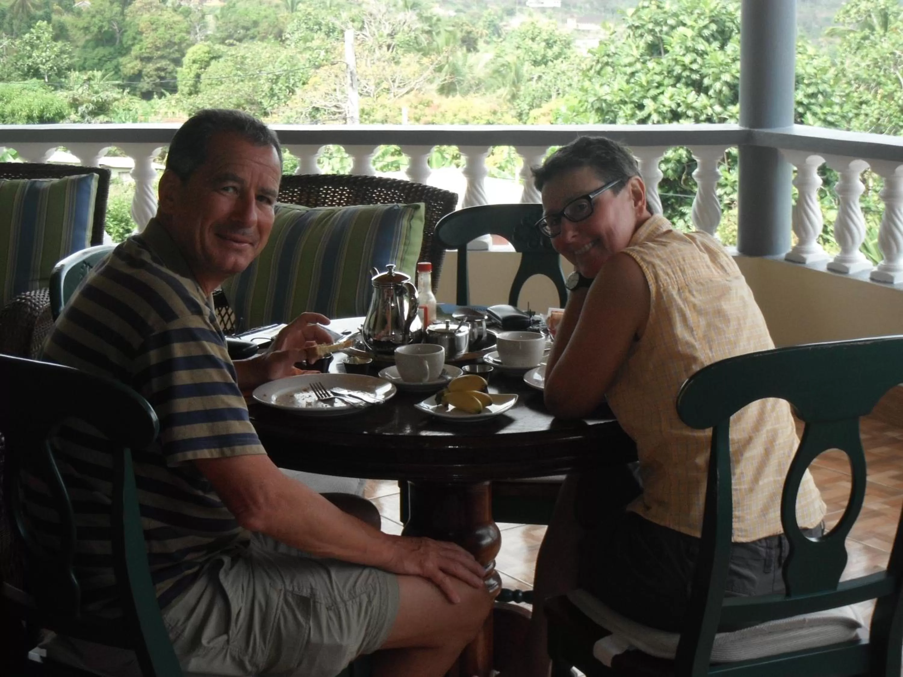 Dining area in Classique International in Dominica