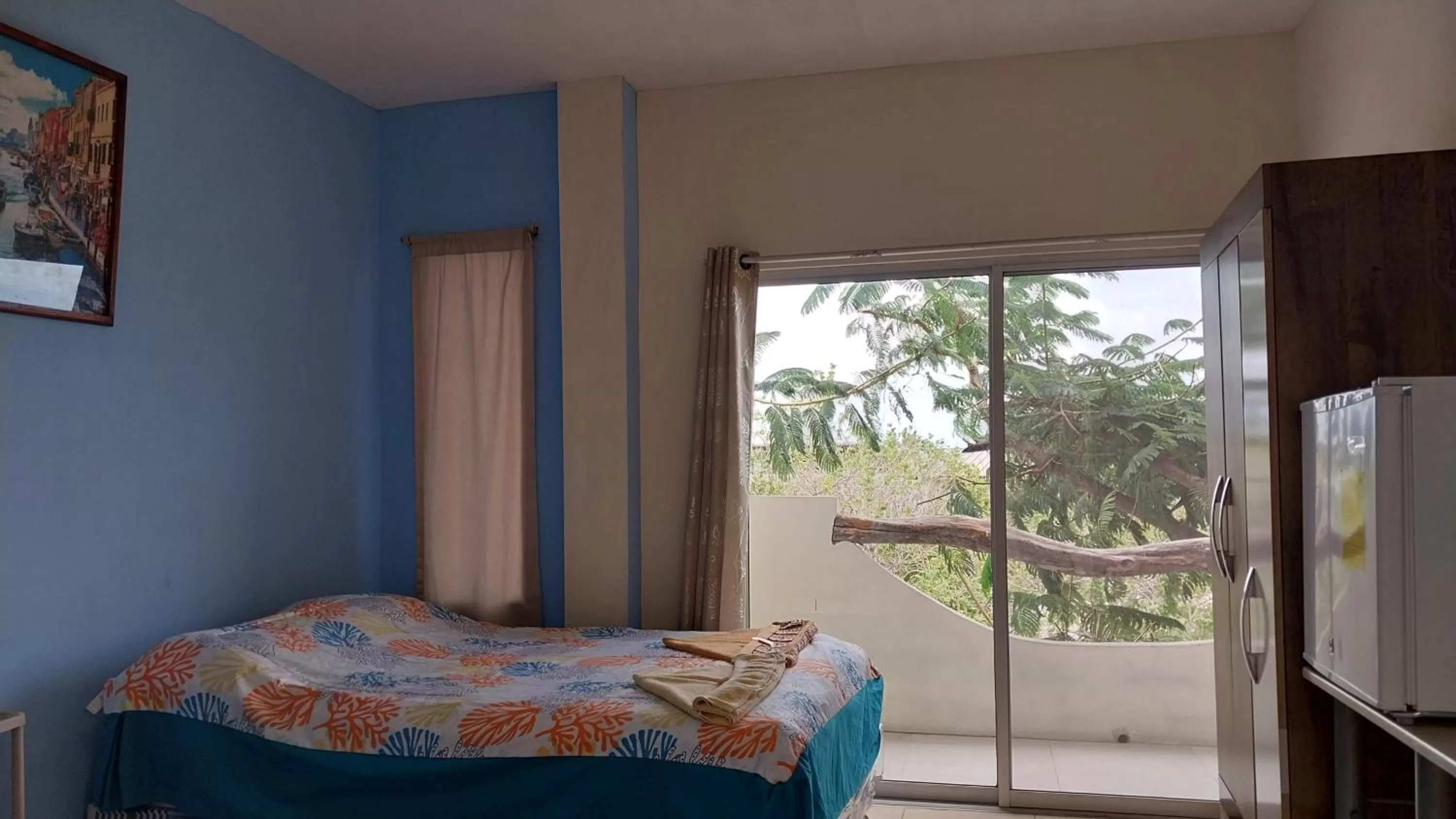 Bed in Hostal Cabañas Don Jorge