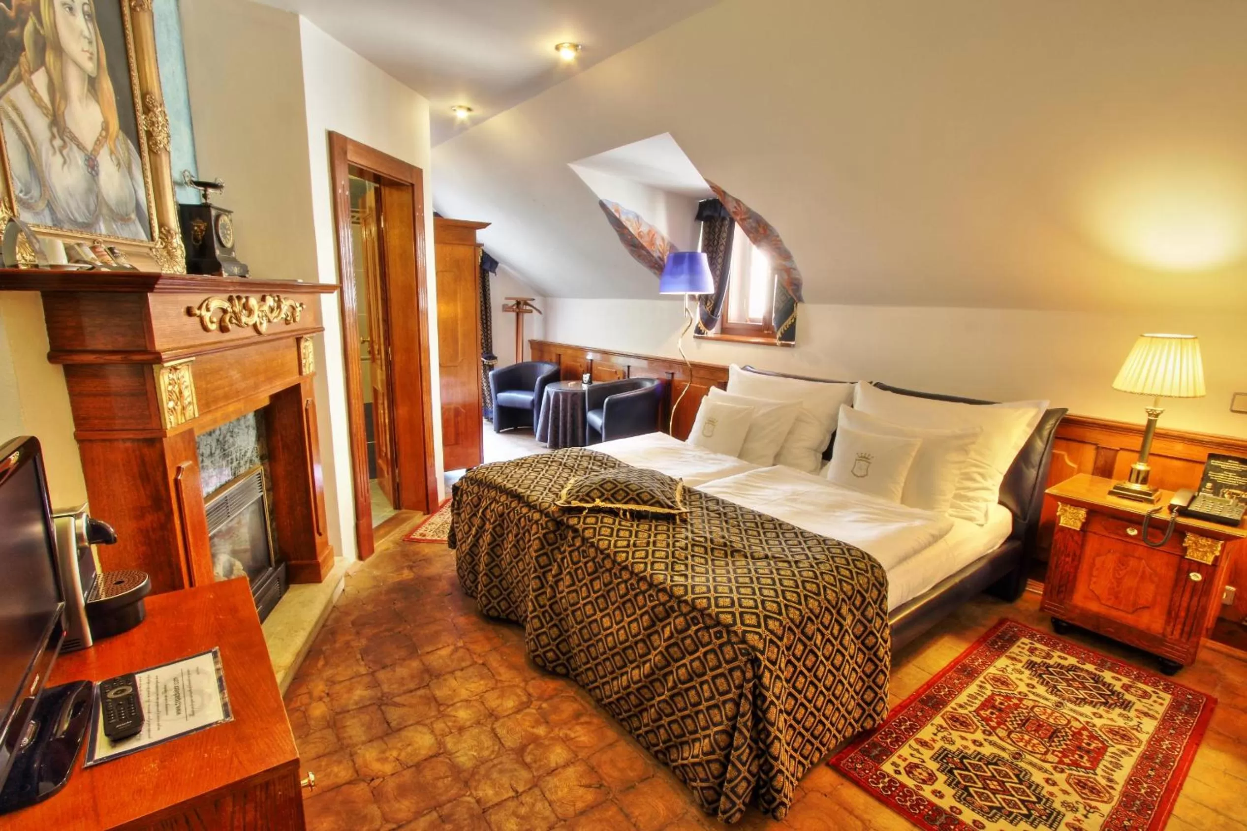 Bathroom, Bed in U Páva