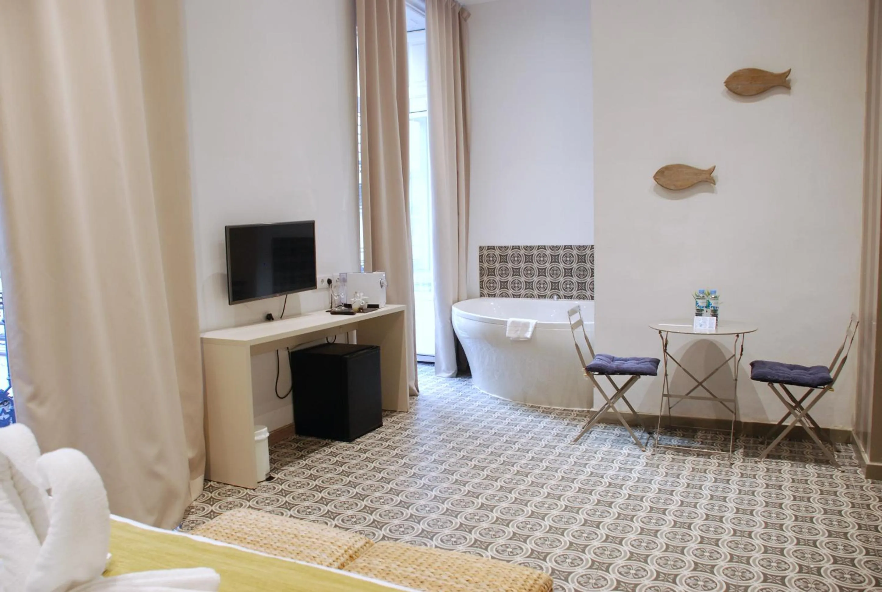 Bed in Hotel San Lorenzo Boutique Plaza