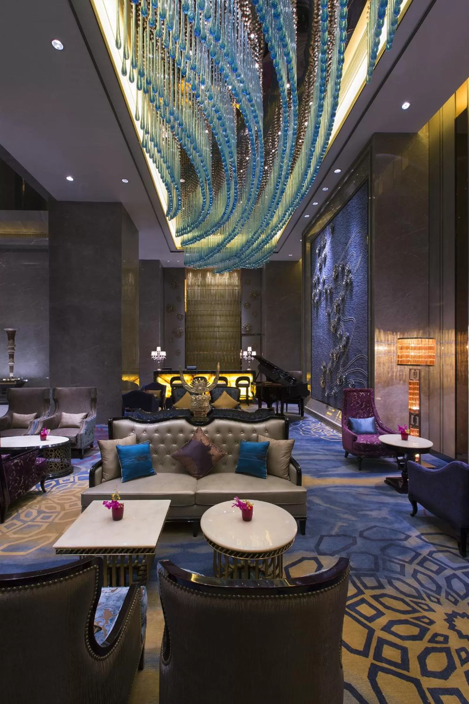 Lounge or bar in Wanda Vista Kunming