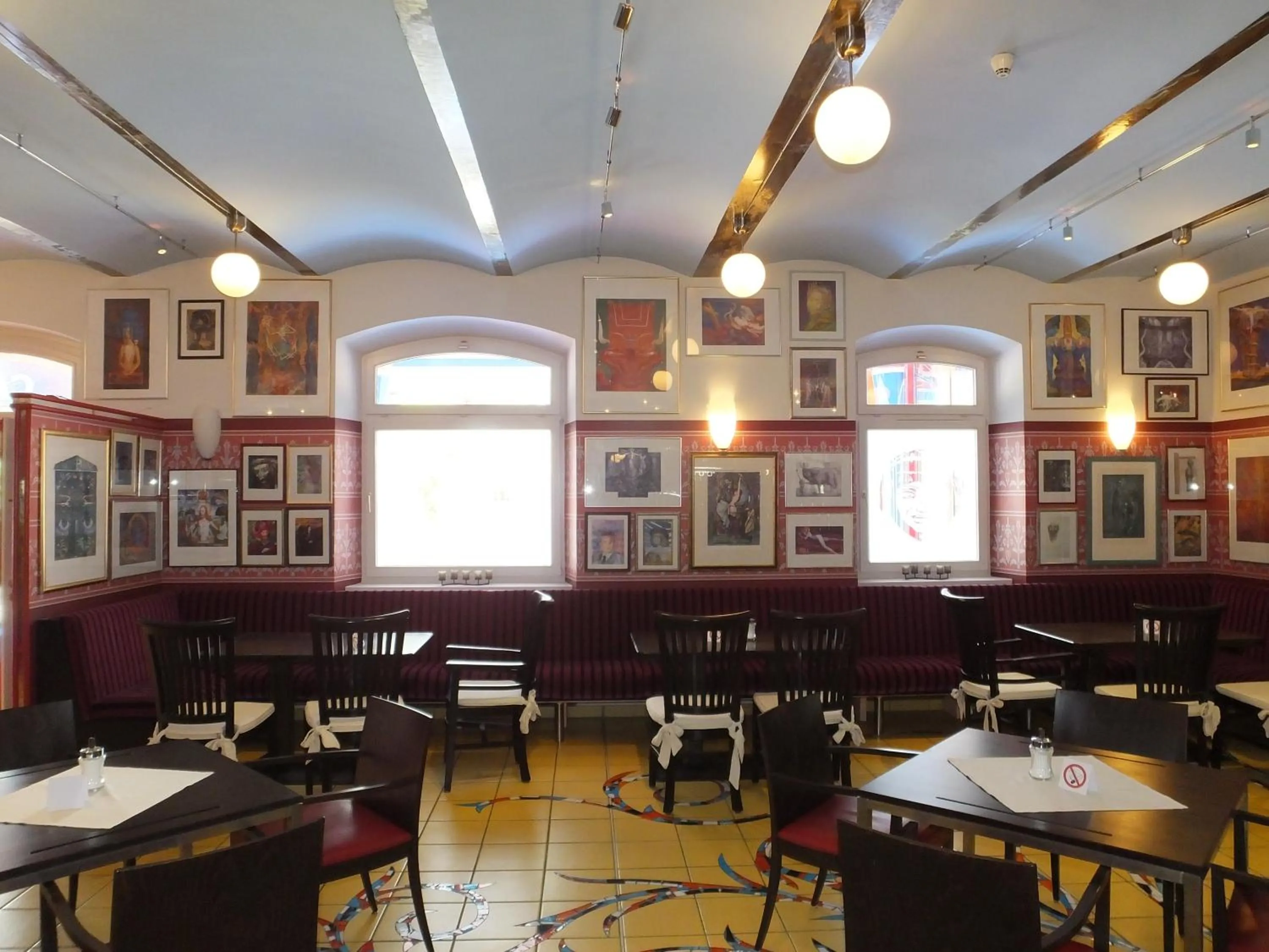 Seating area in Hotel Fuchspalast
