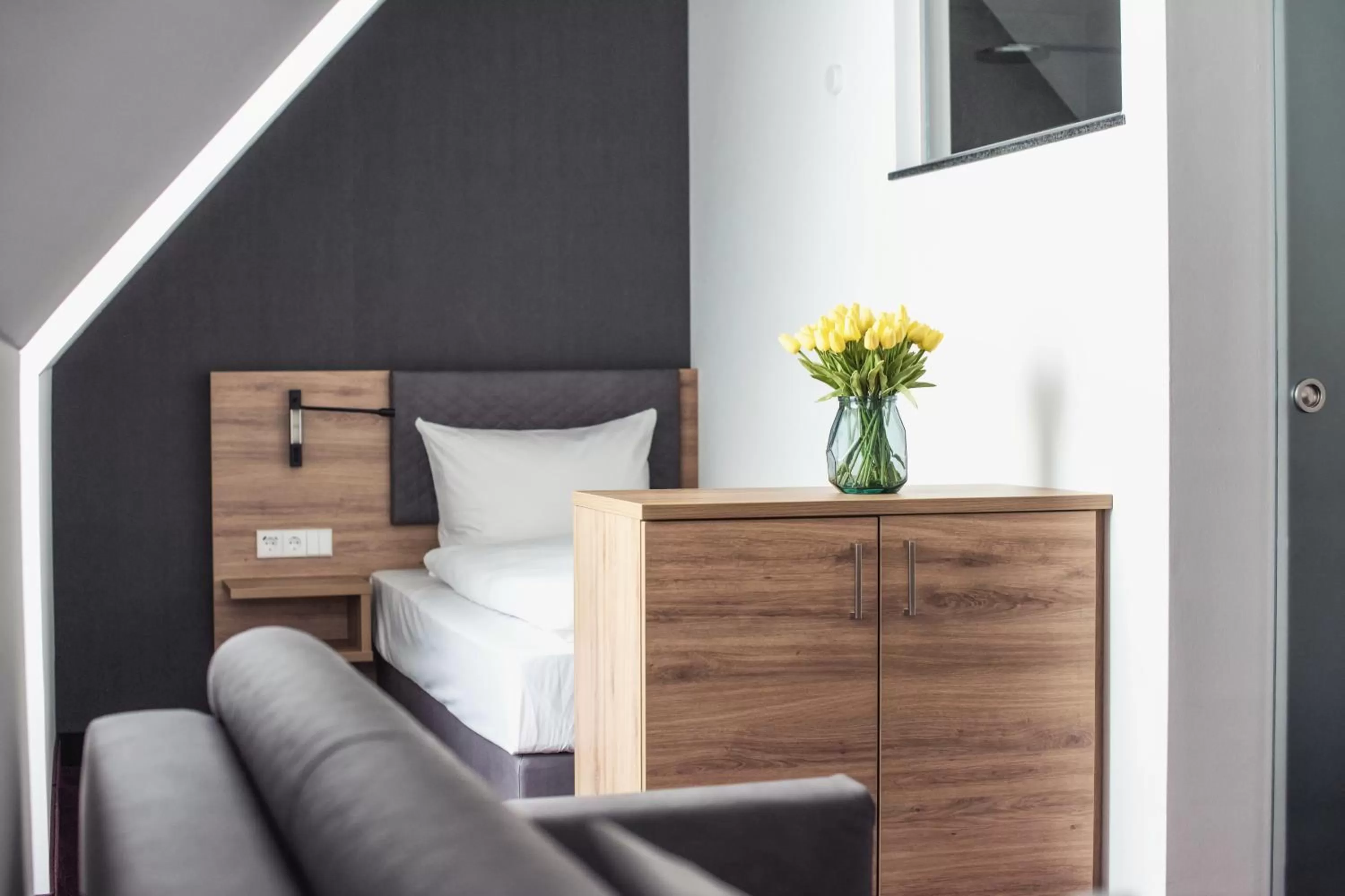 Bed in Hotel Kupferzell