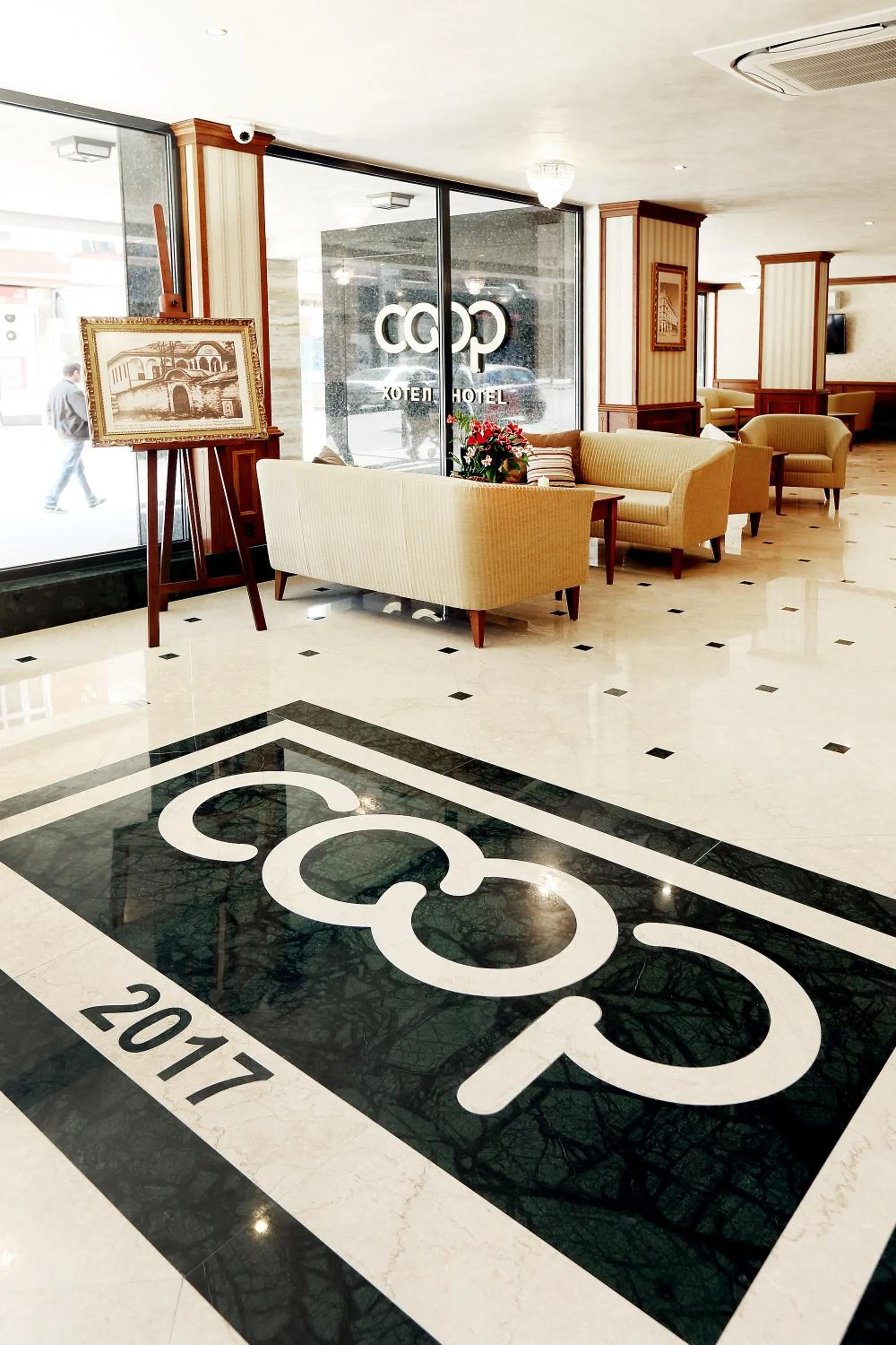 Lobby or reception in Hotel COOP, Sofia