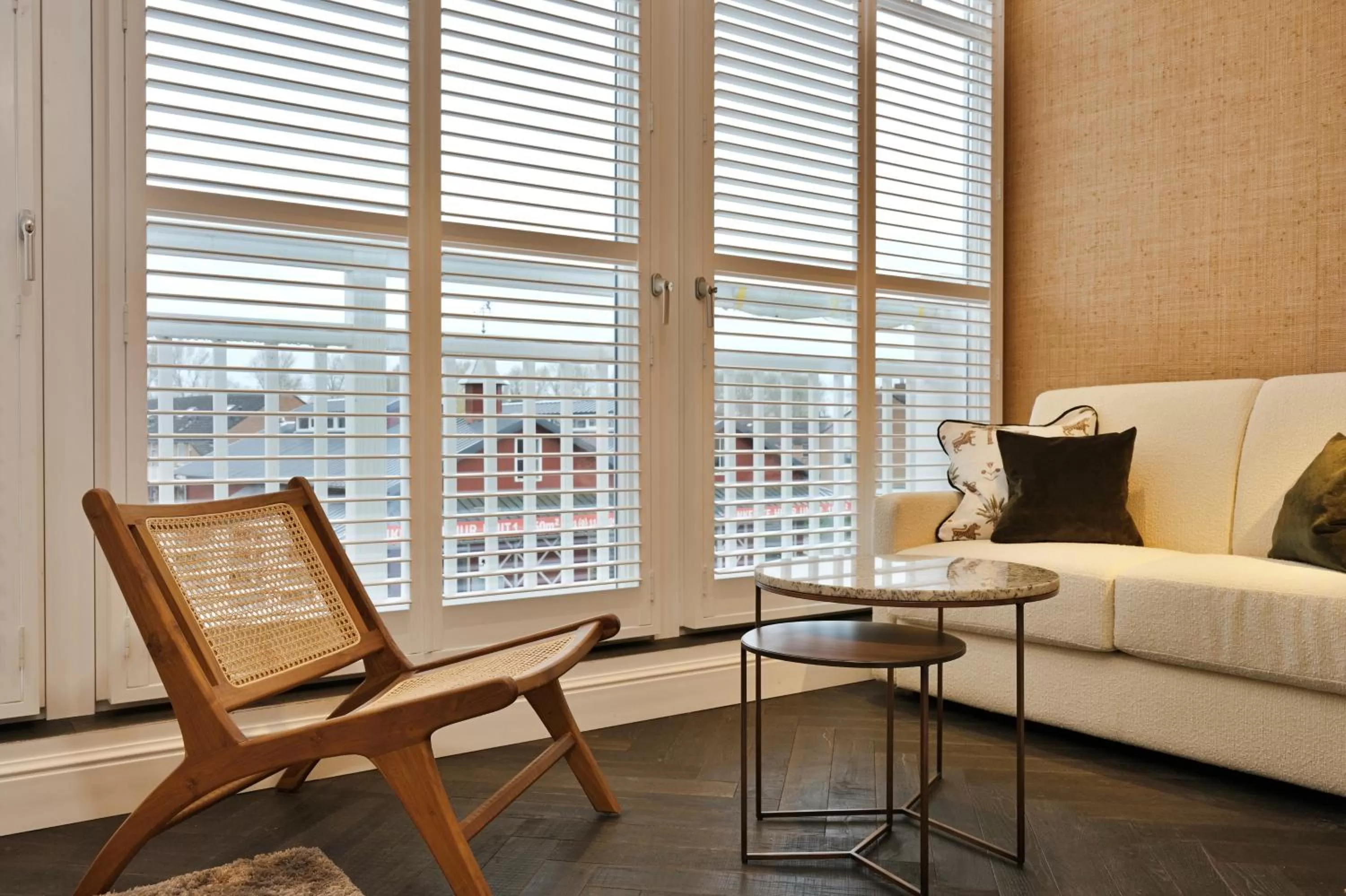 Seating area in De Lindenhoeve Boutique Hotel