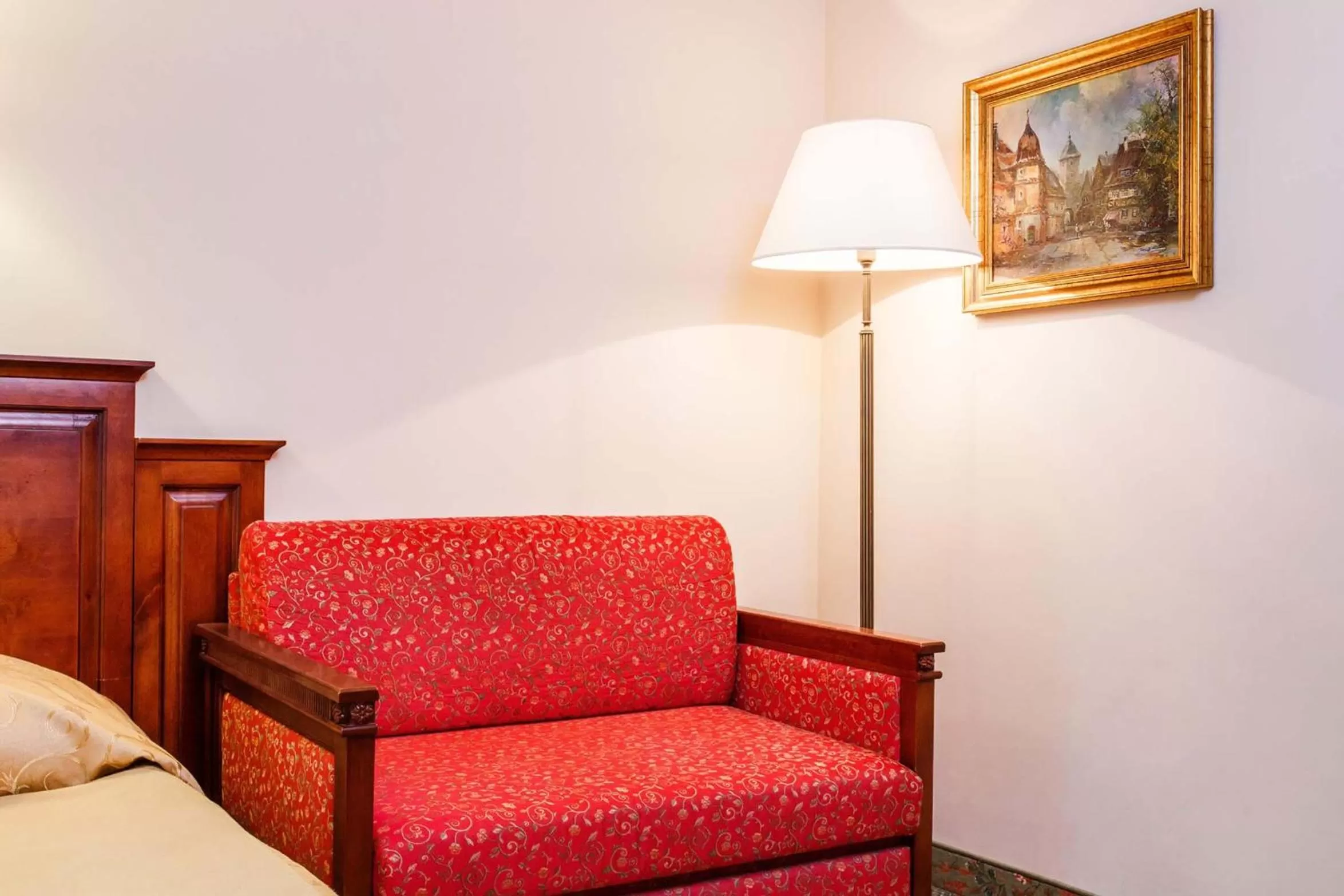 Seating area, Bed in Hotel Duo Spa