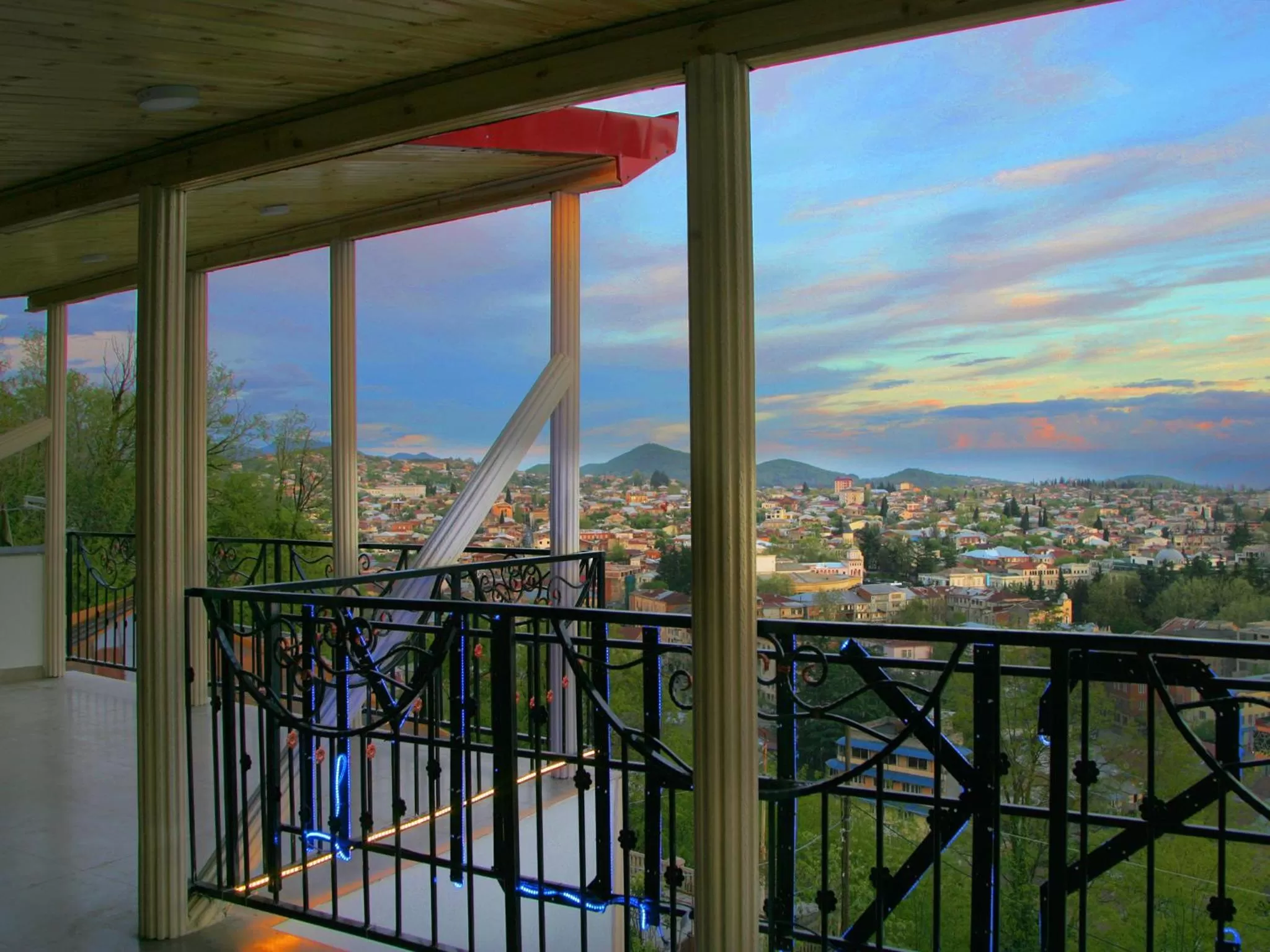 Balcony/Terrace in Hotel Tskhumi