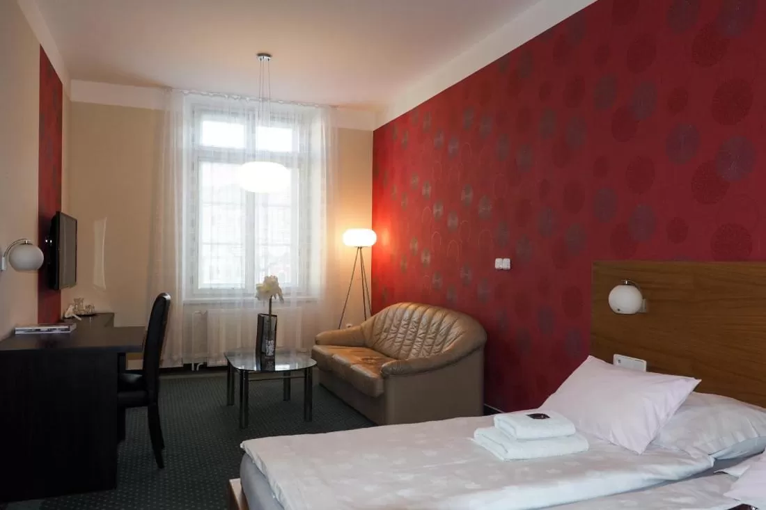 Bed in Hotel Vacek Pod Věží