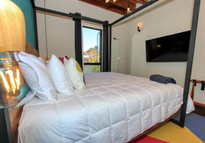 Bed in Antigua Trece Hotel Fusión & SPA