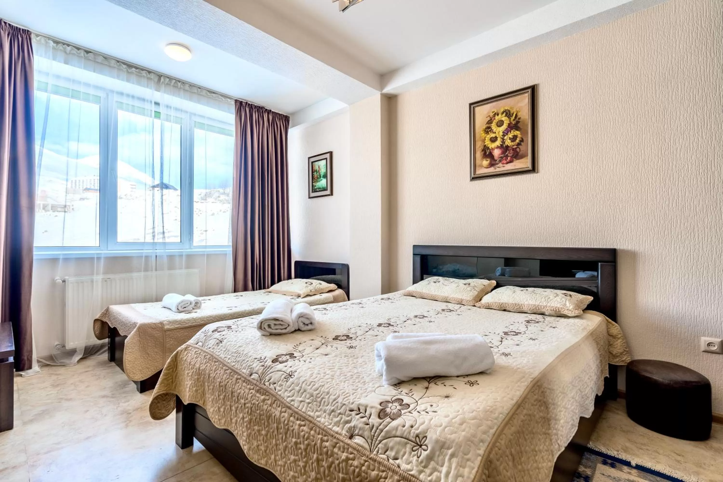 Bed in 2-room Apartment NFT Gudauri Penta 503