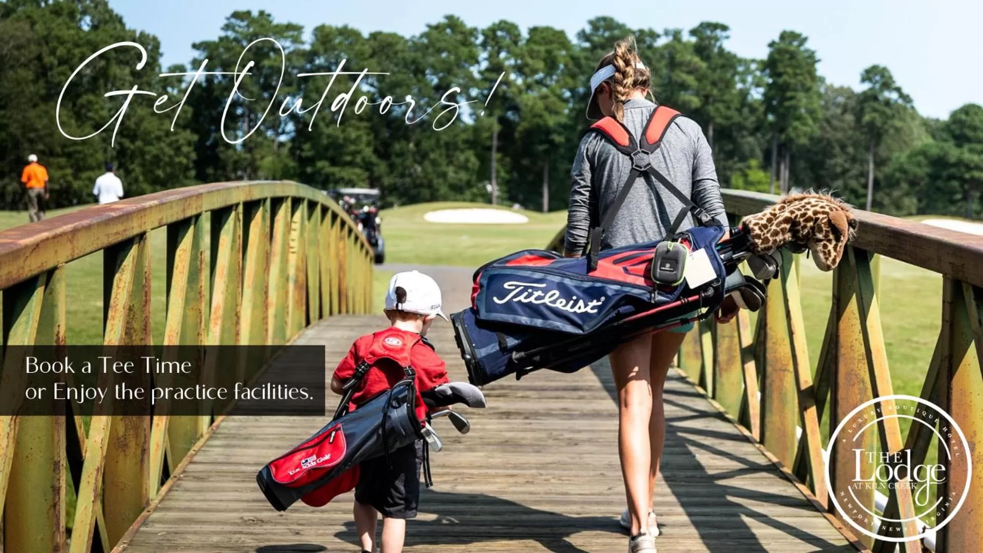 People in The Lodge at Kiln Creek Resort