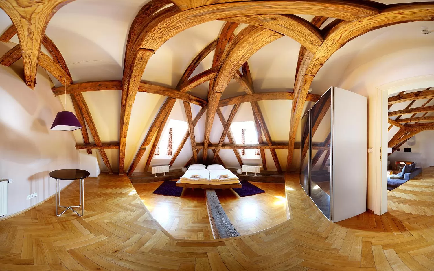 Living room in Three Golden Crowns Apartments