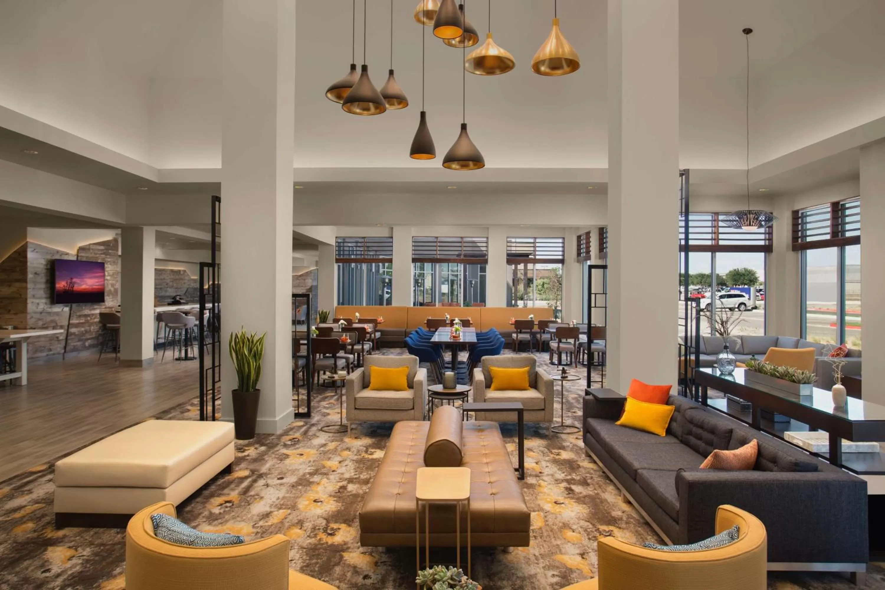 Lobby or reception in Hilton Garden Inn Lubbock