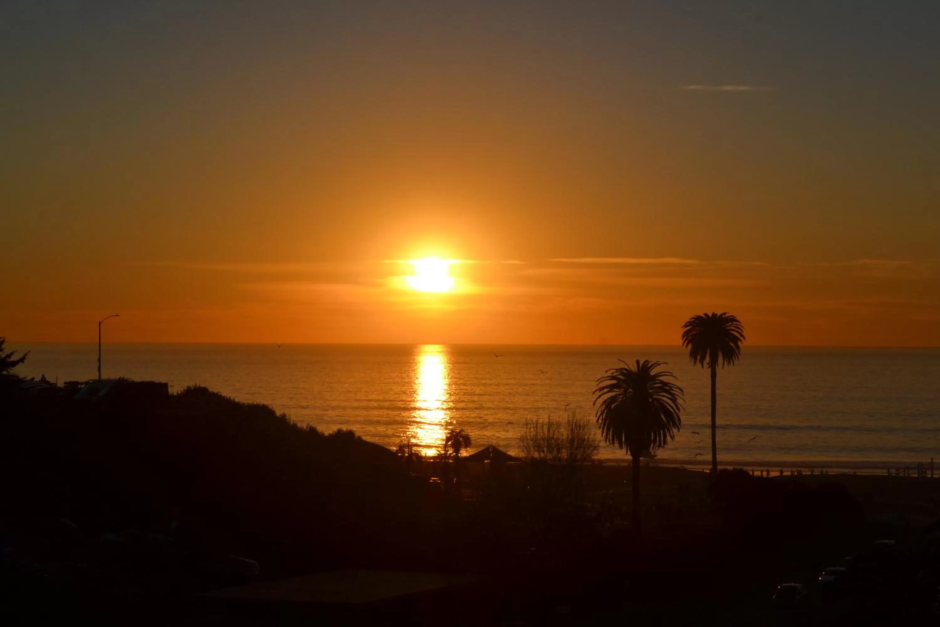 Sea view in Moonlight Beach Motel