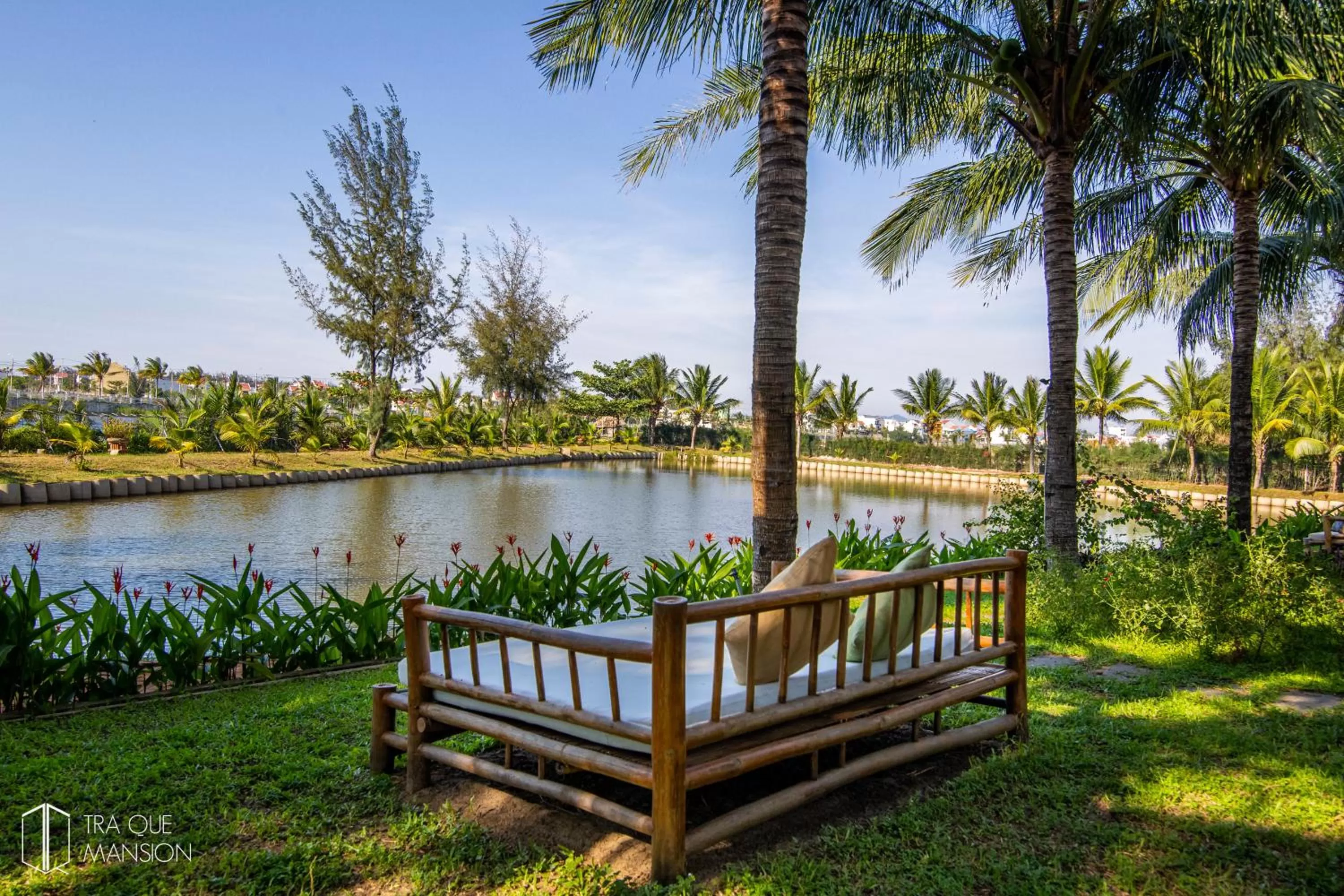 Garden view, Garden in Tra Que Mansion