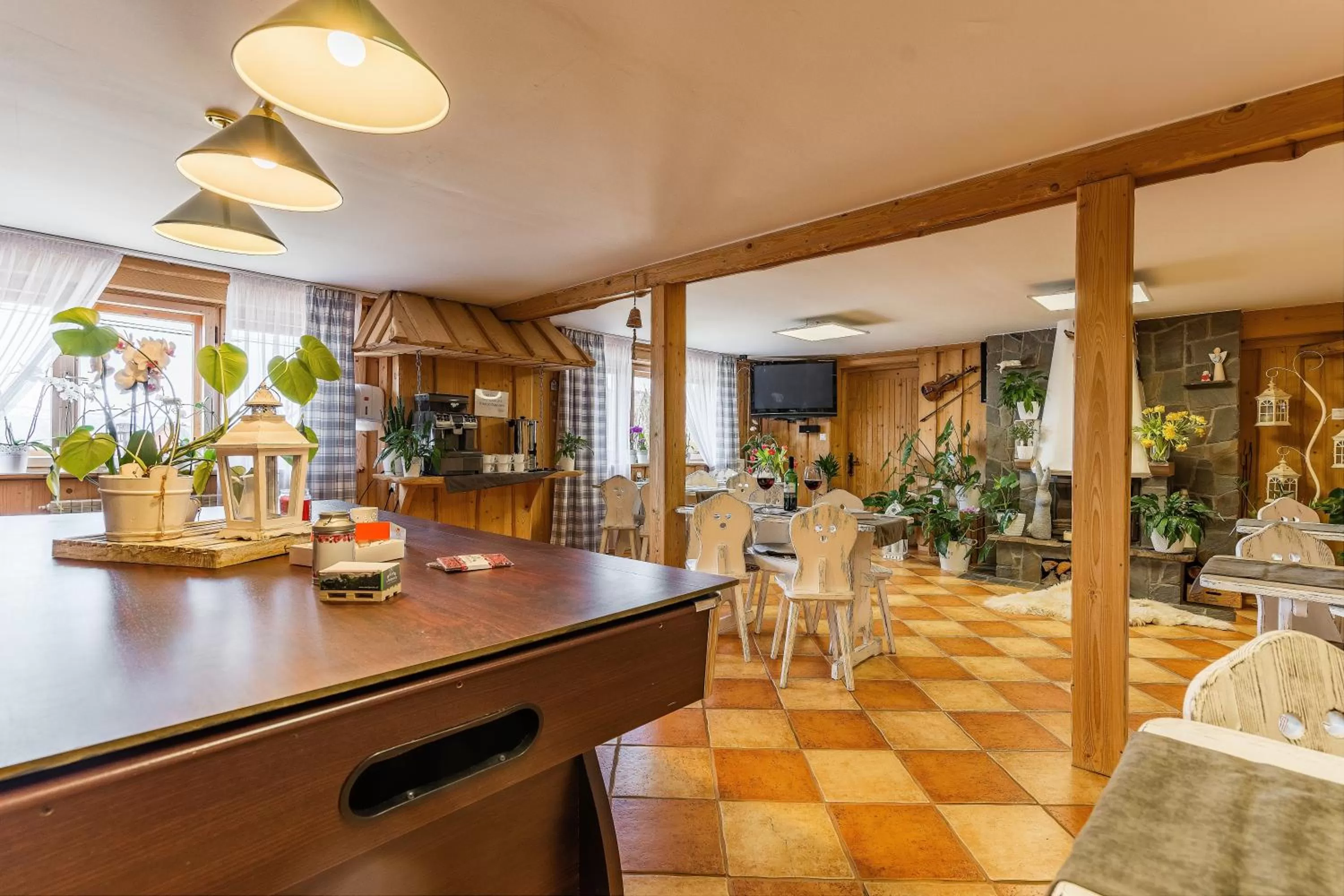 Billiard in Pokoje Gościnne U Małgorzaty Jacuzzi & Sauna