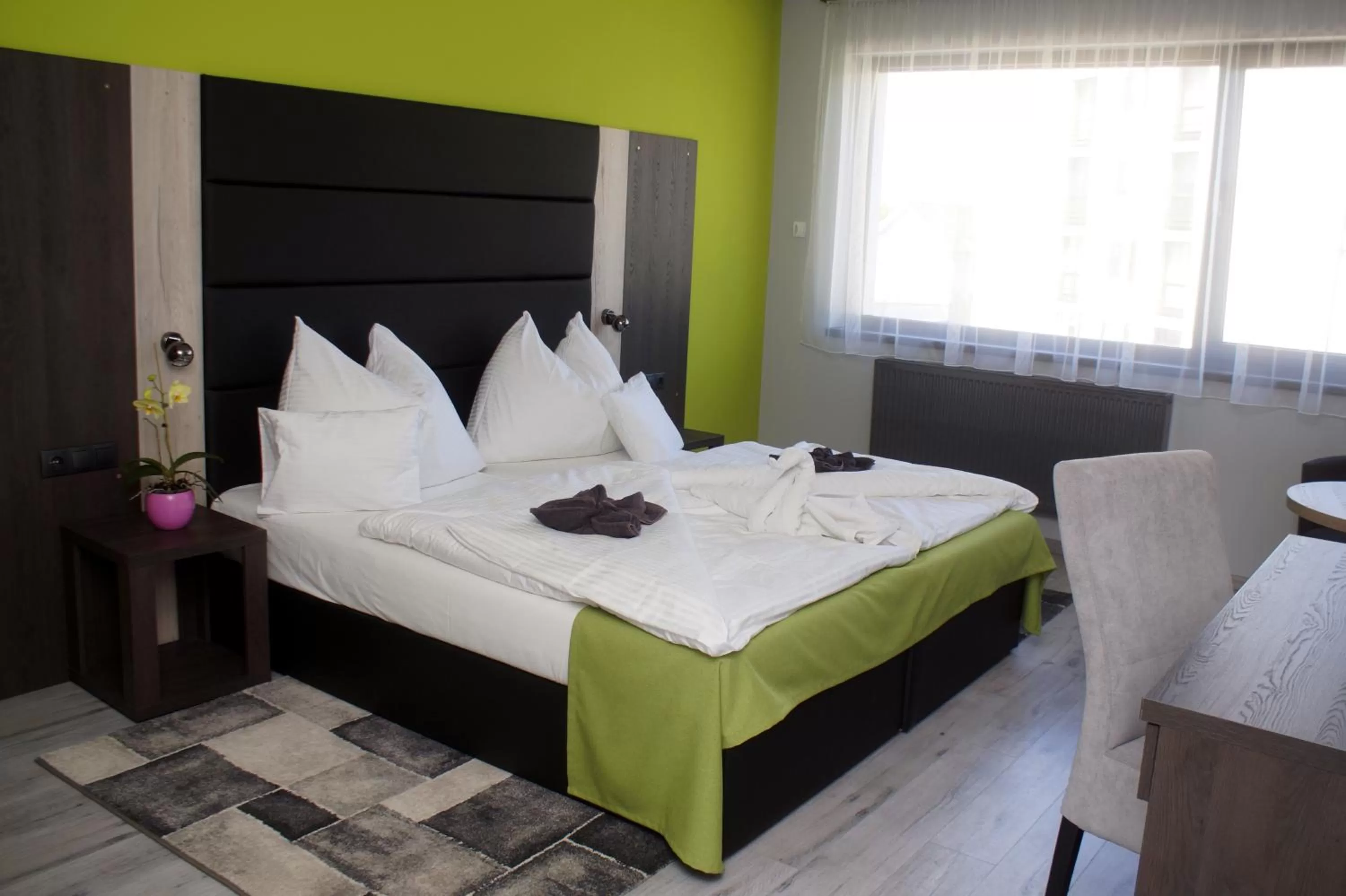 Bedroom, Bed in Fitromax Sportpanzió Ajka