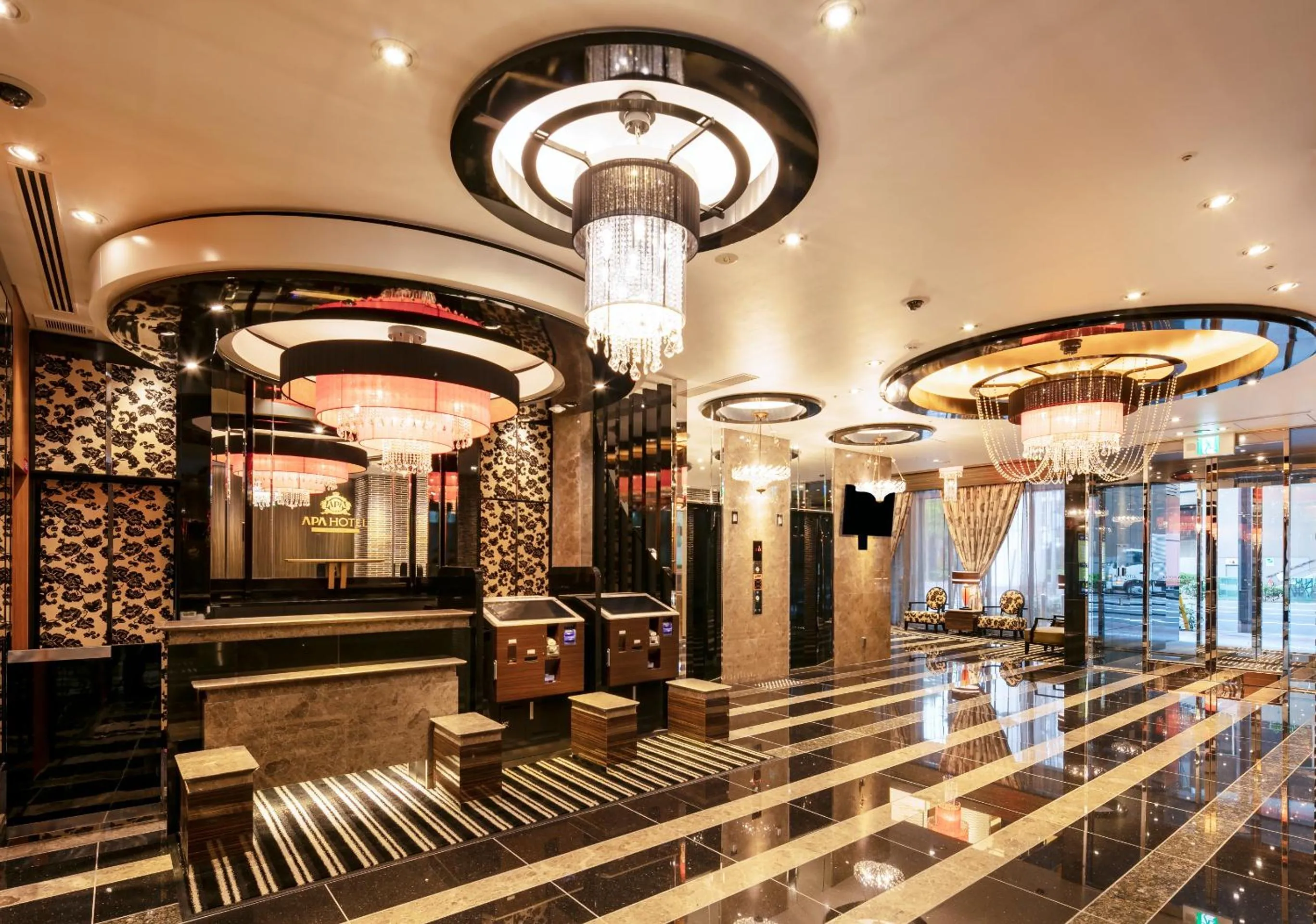 Lobby or reception in APA Hotel Osaka Umeda