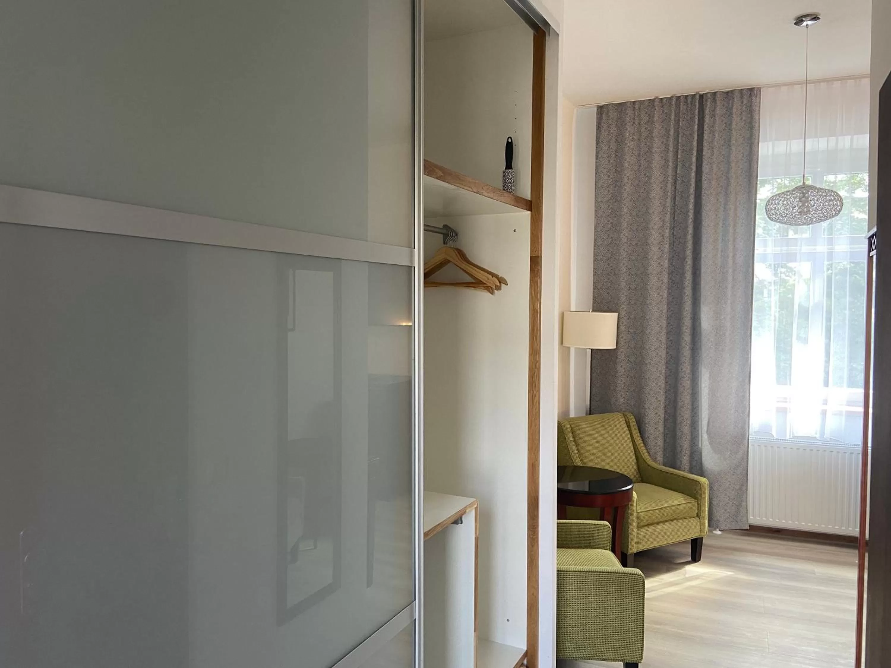 wardrobe in Aparthotel Slezák