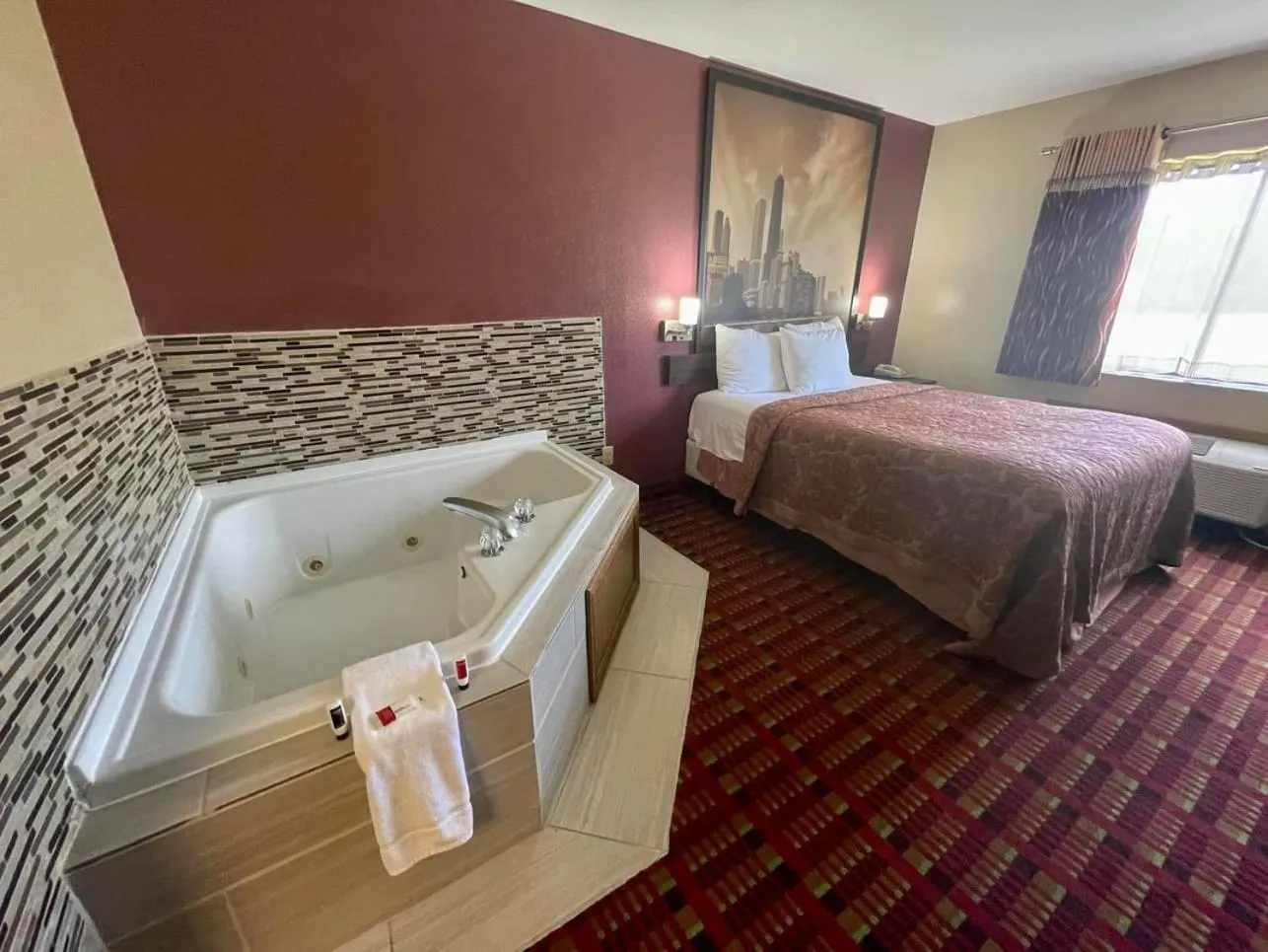 Bed in Super 8 by Wyndham Paris IL