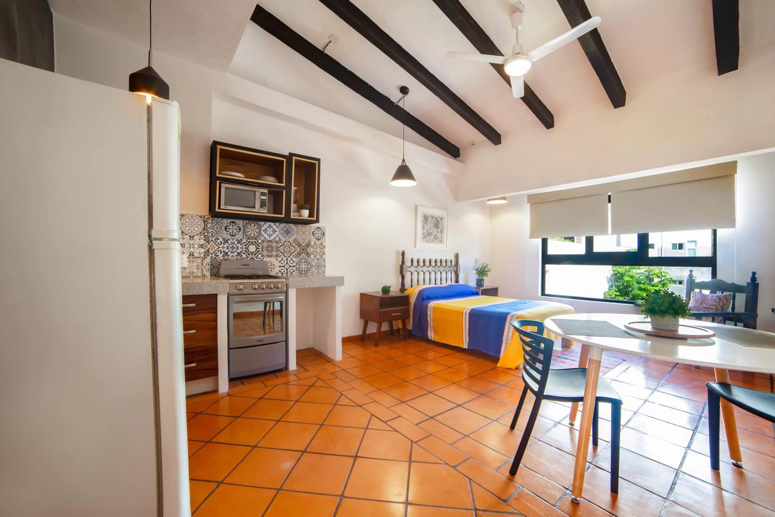 Kitchen or kitchenette in Hotel Villa del Mar Tradicional