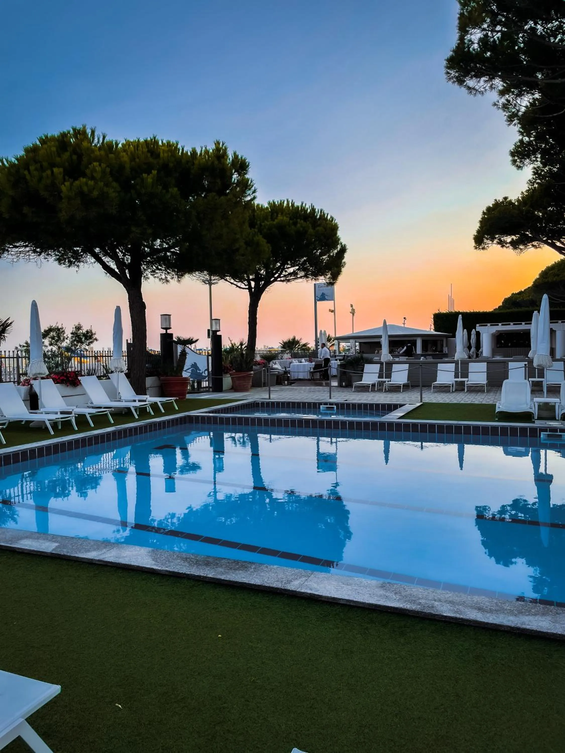 Swimming pool in Hotel Excelsior