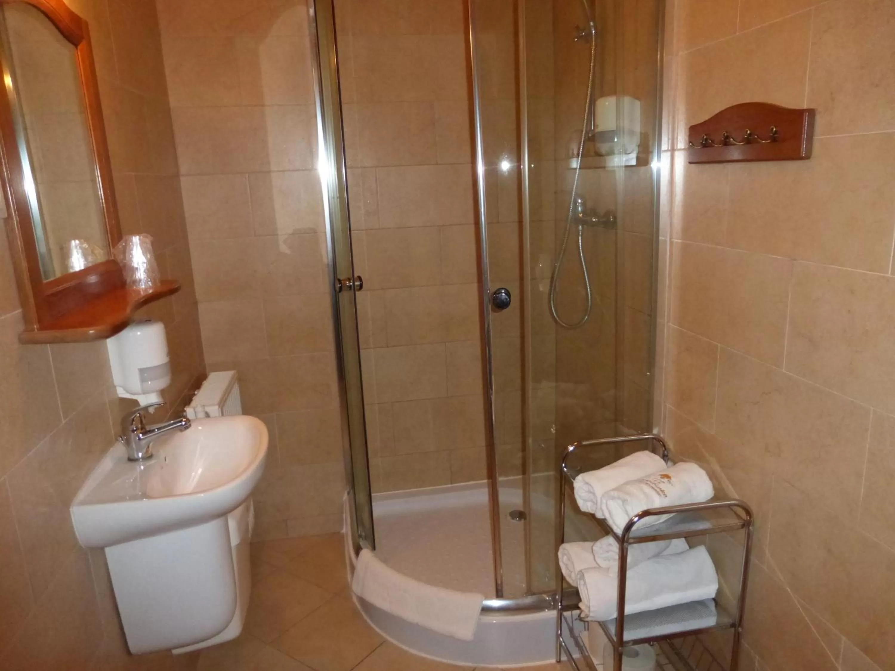 Bathroom in Hotel Dwór Karolówka