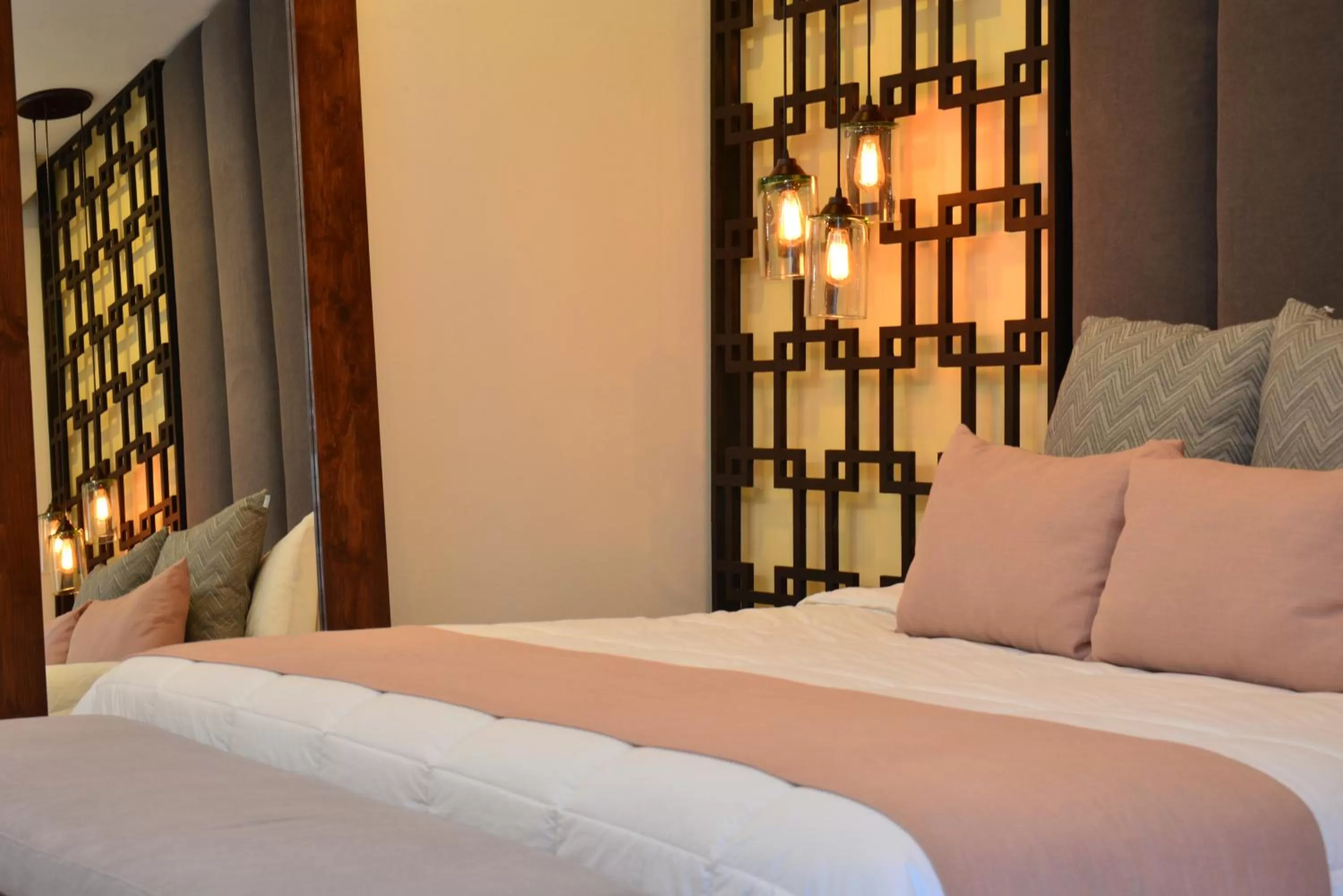 Bed in Elements Tulum Boutique Hotel