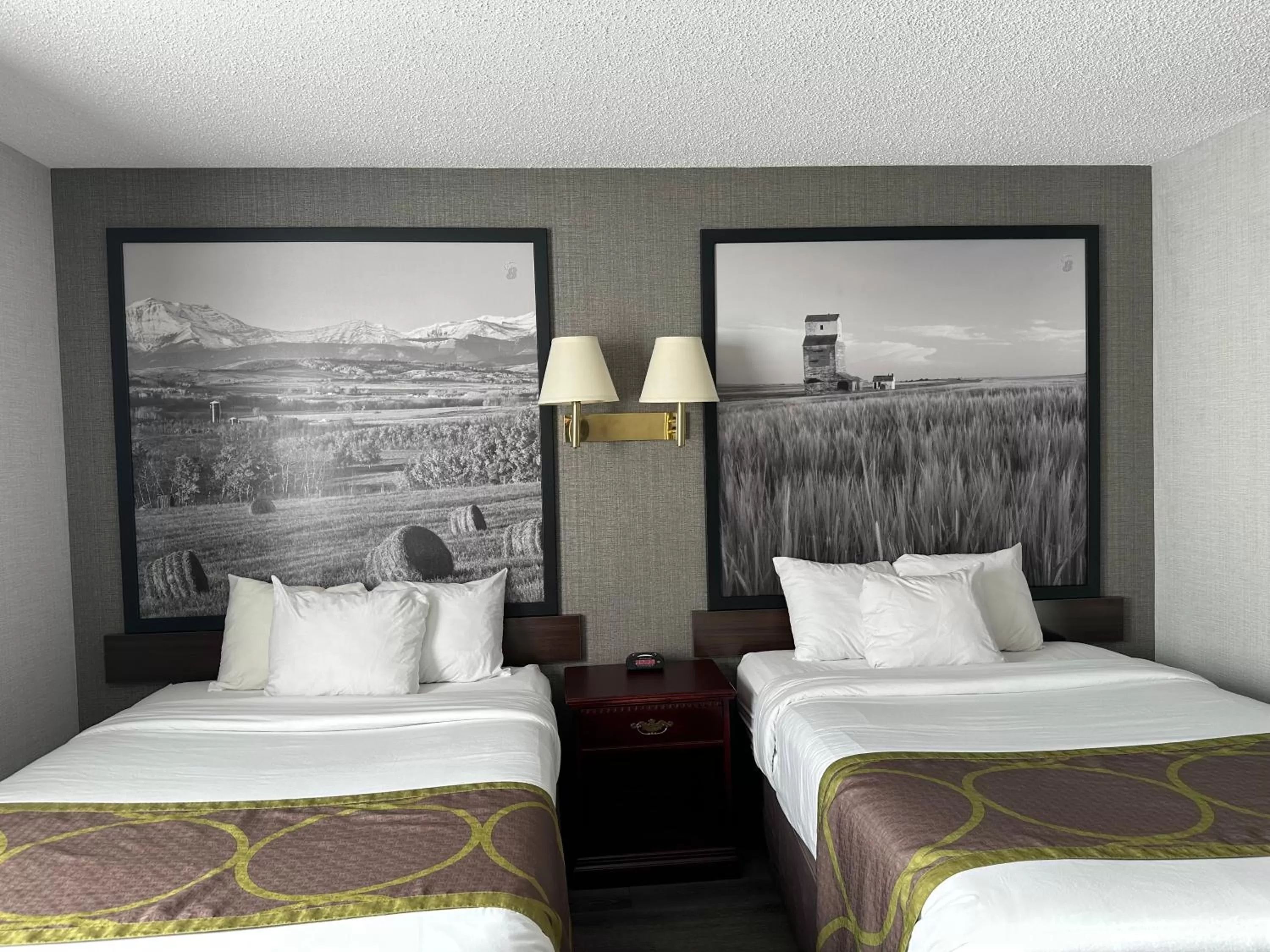 Bed in Super 8 by Wyndham Lethbridge