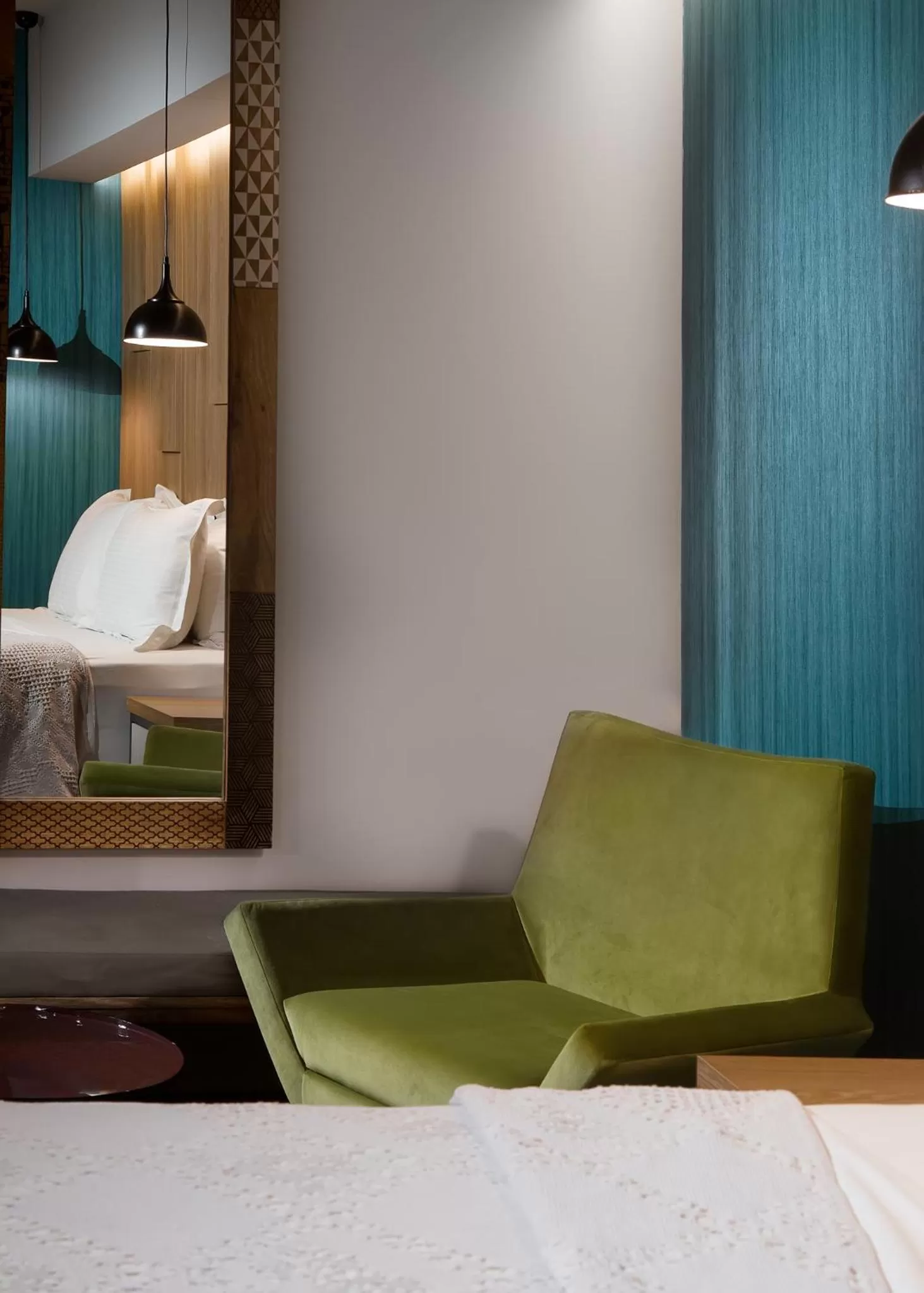 Bed in 360Degrees Pop Art Hotel