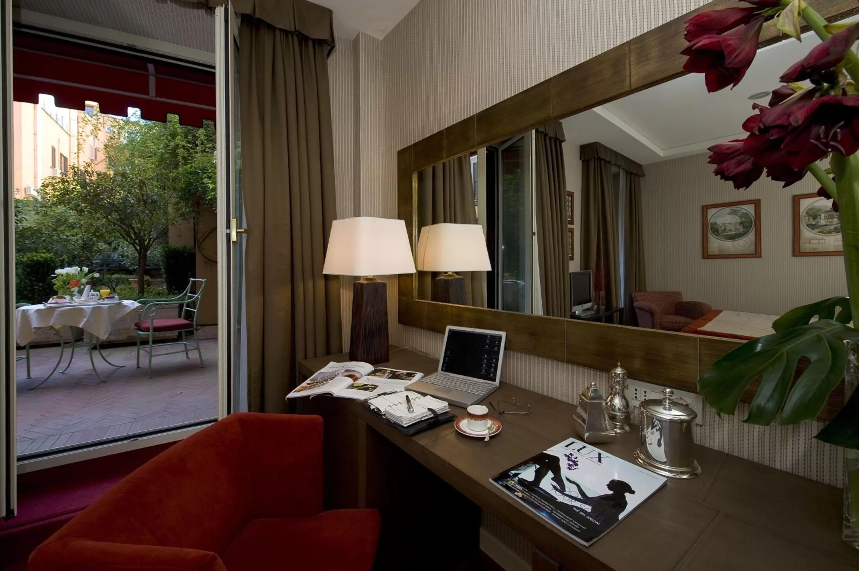 Balcony/Terrace in Hotel dei Borgognoni