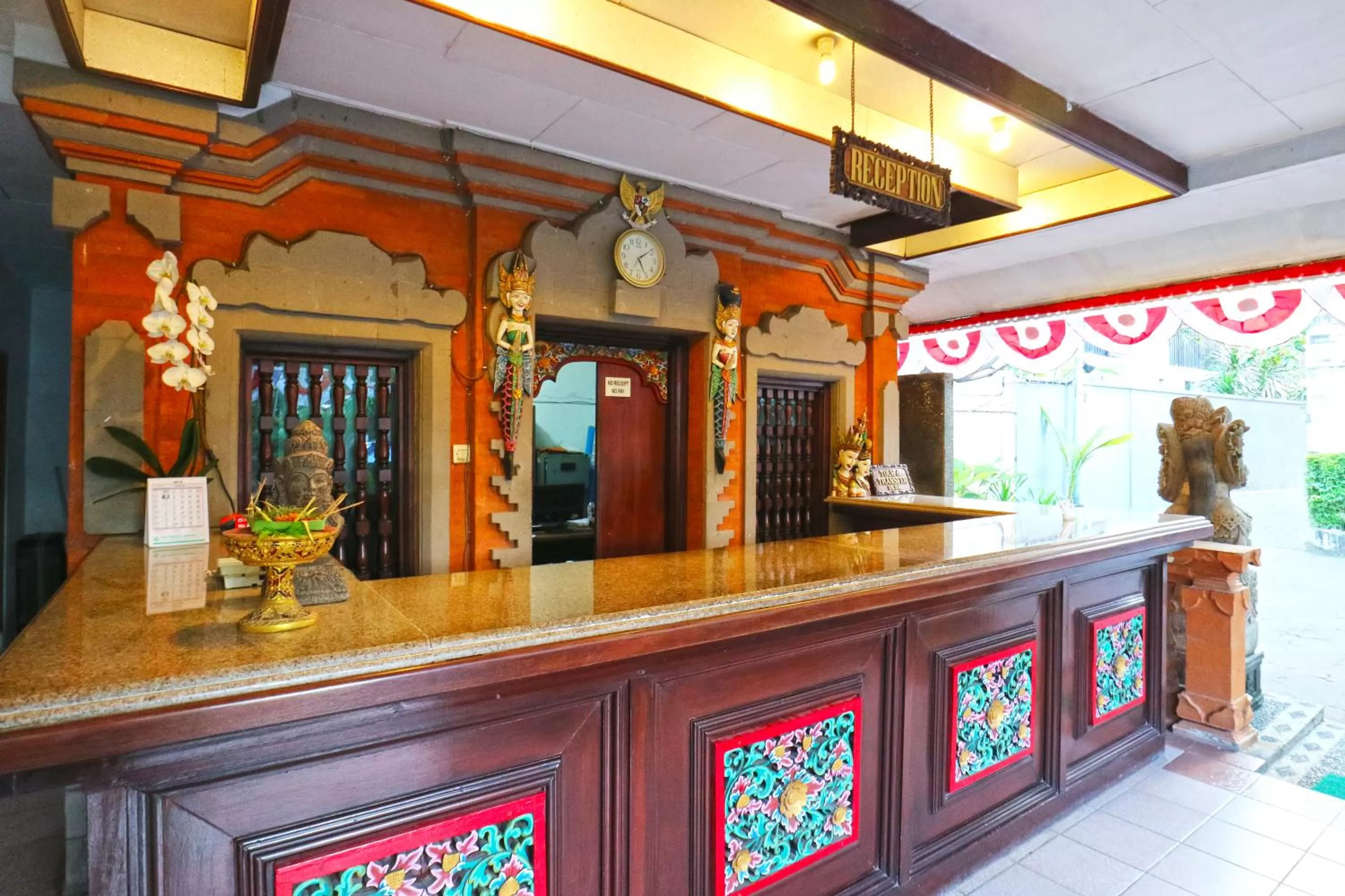 Lobby or reception in Hotel Sinar Bali Legian