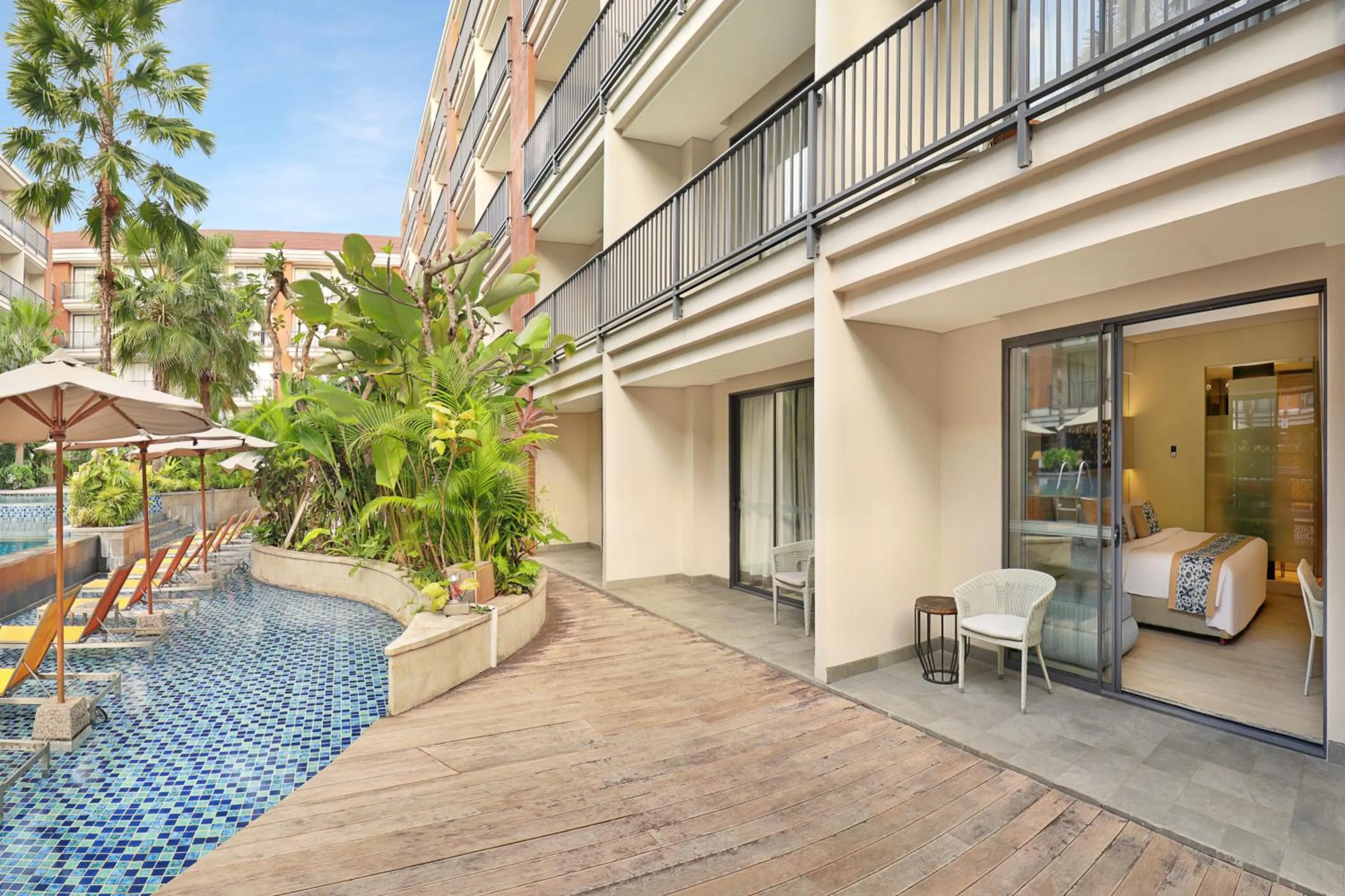 Balcony/Terrace in Swiss-Belhotel Tuban Bali