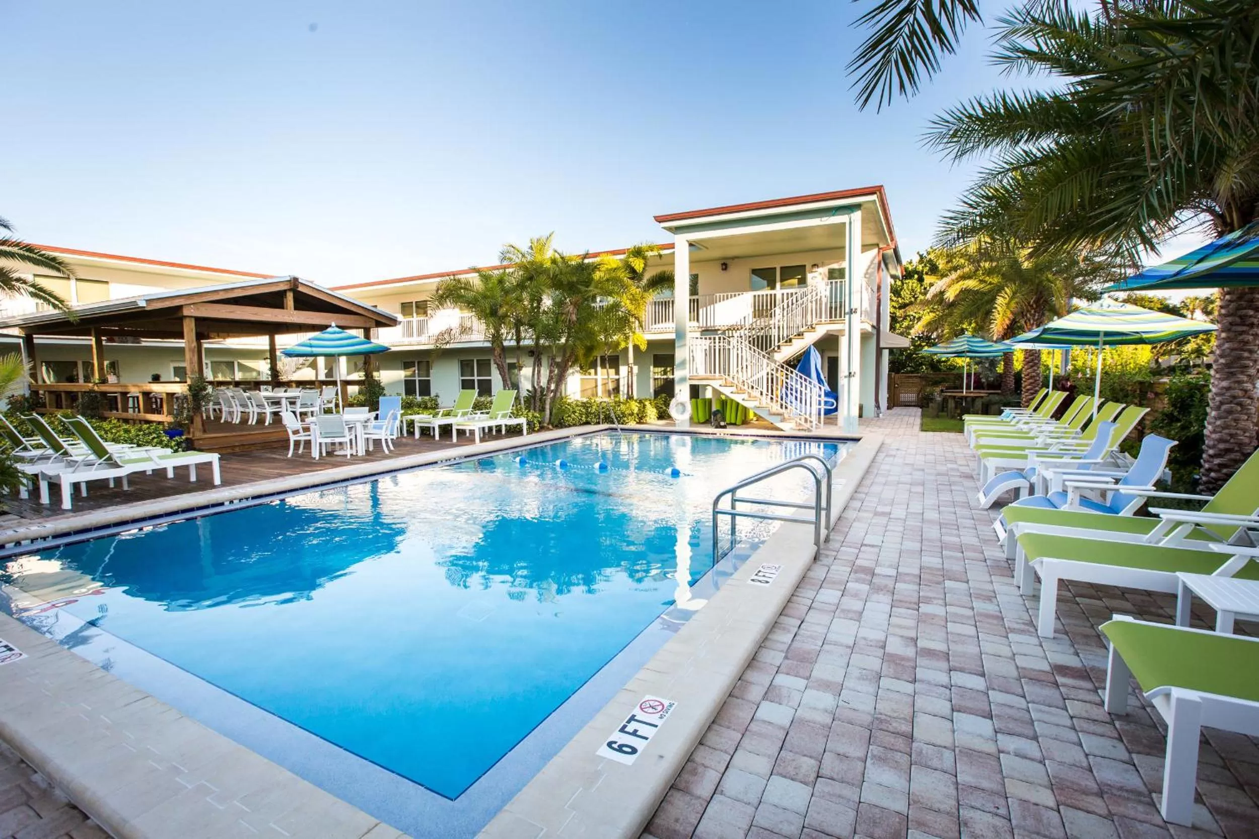 Swimming pool in Sun Dek Beach House
