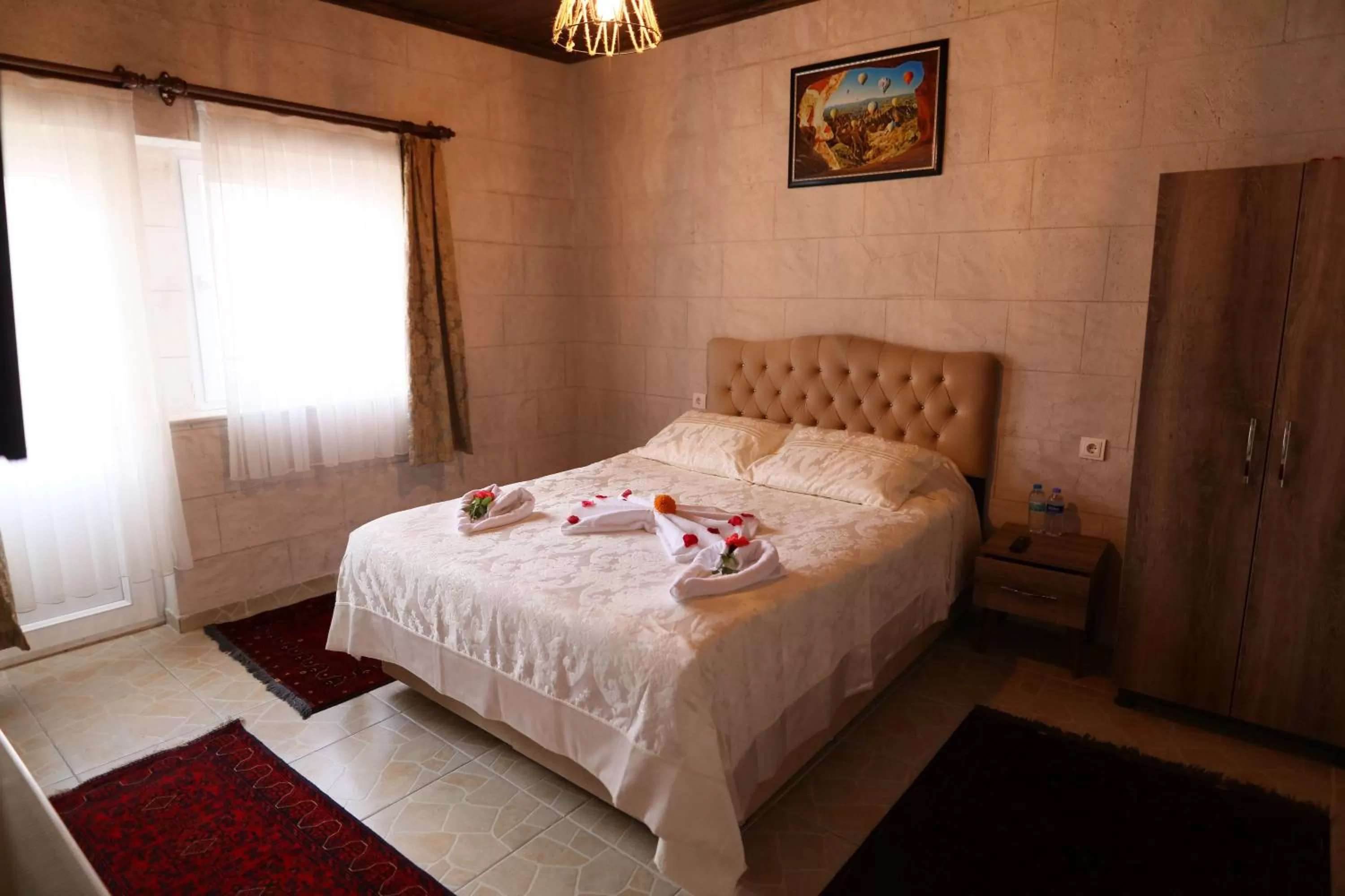 Bed in Epoch Stone House
