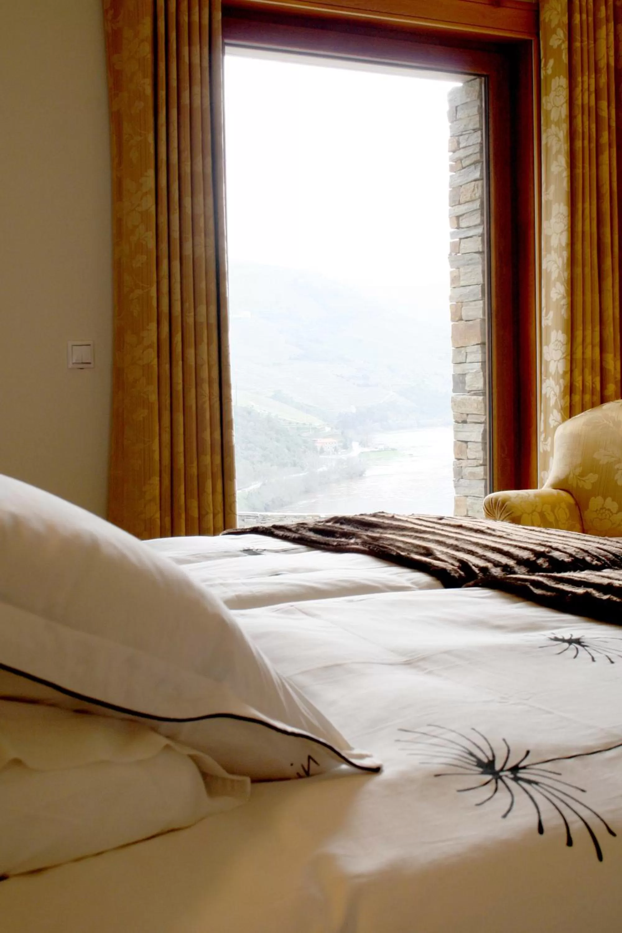 Bed in Hotel Rural Quinta Do Pego