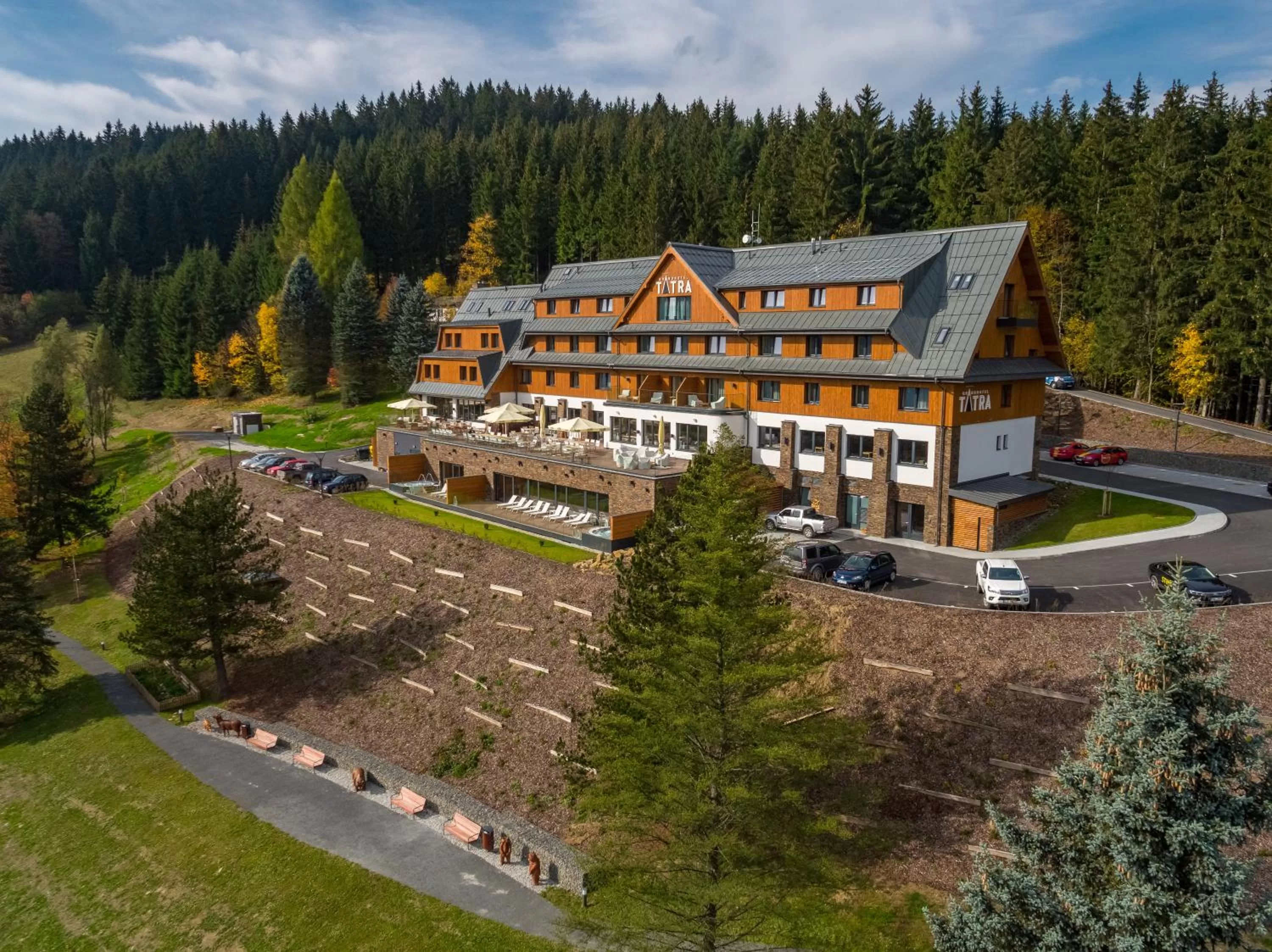 Bird's eye view in Grandhotel Tatra