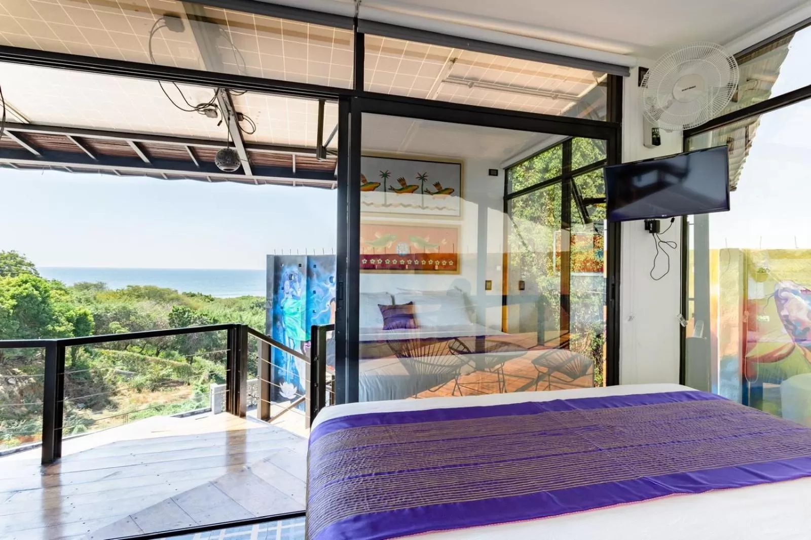 Bed in Cabane Container Hotel - ADULTS ONLY