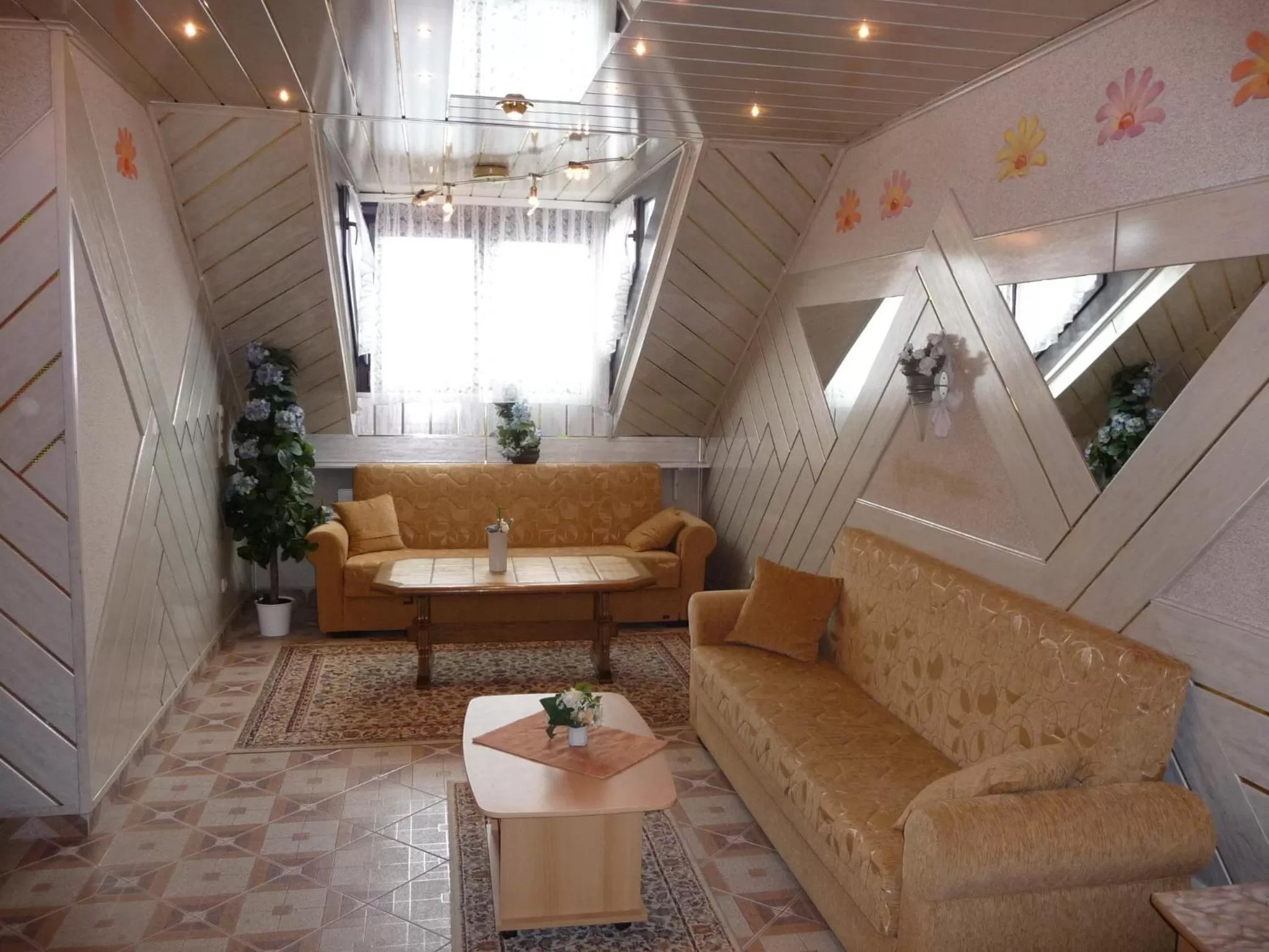 Seating area in Central Hotel