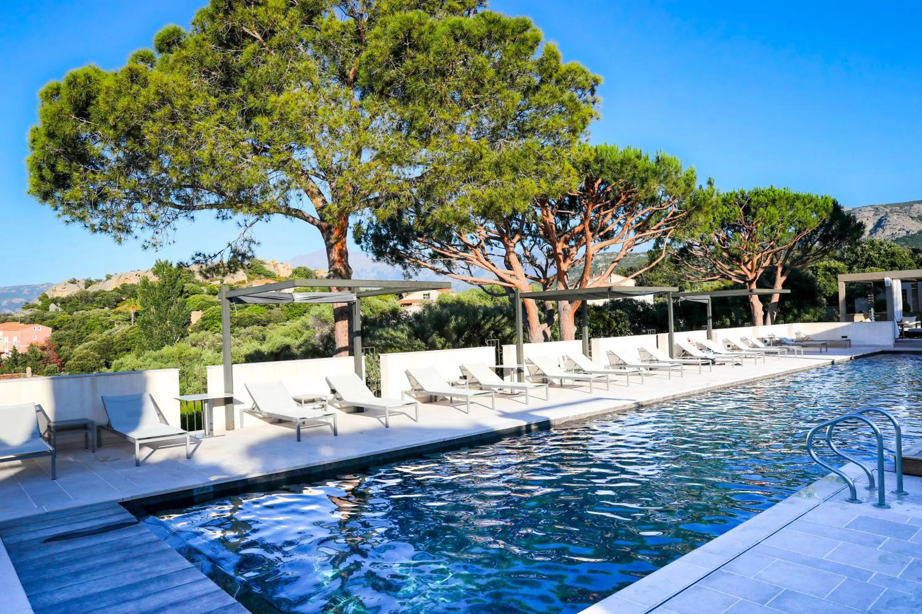Swimming pool in La Villa Calvi
