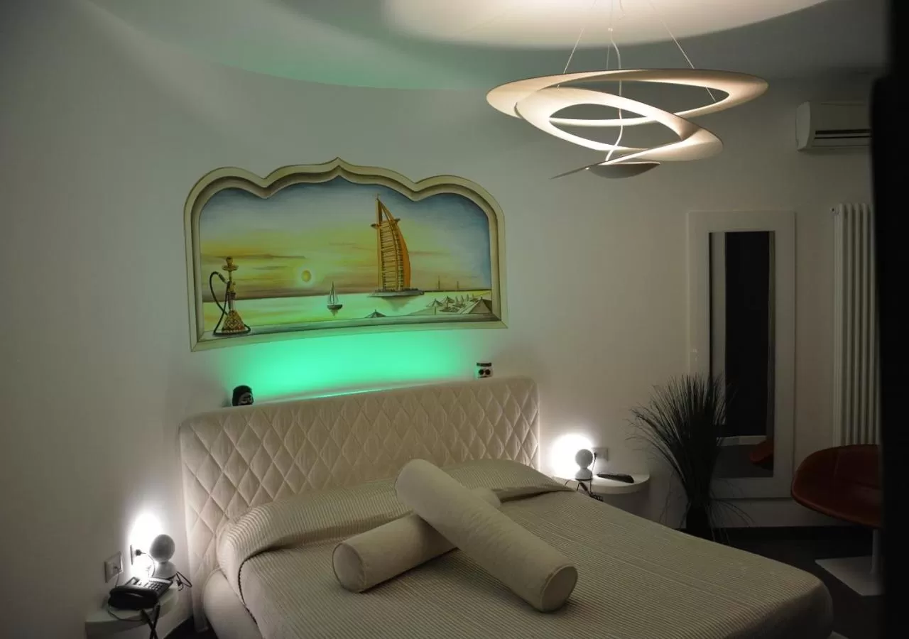 Bedroom, Bed in Design Suite Tirano