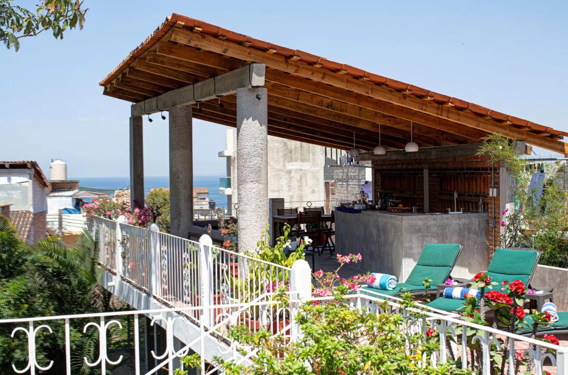 Balcony/Terrace in Casitas Miramar Puerto Vallarta Malecón