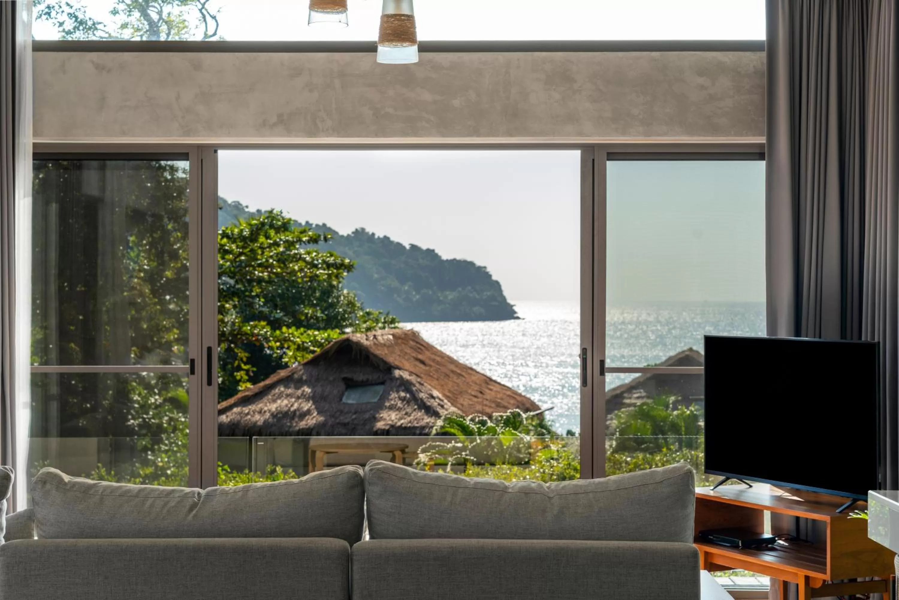 Living room in The Beach Natural Resort Koh Kood