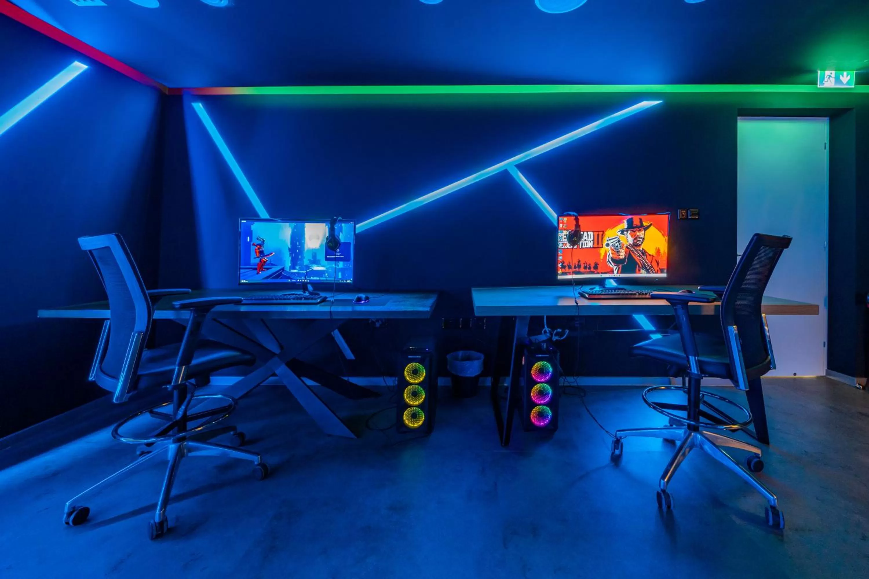 Evening entertainment in Downtown Park