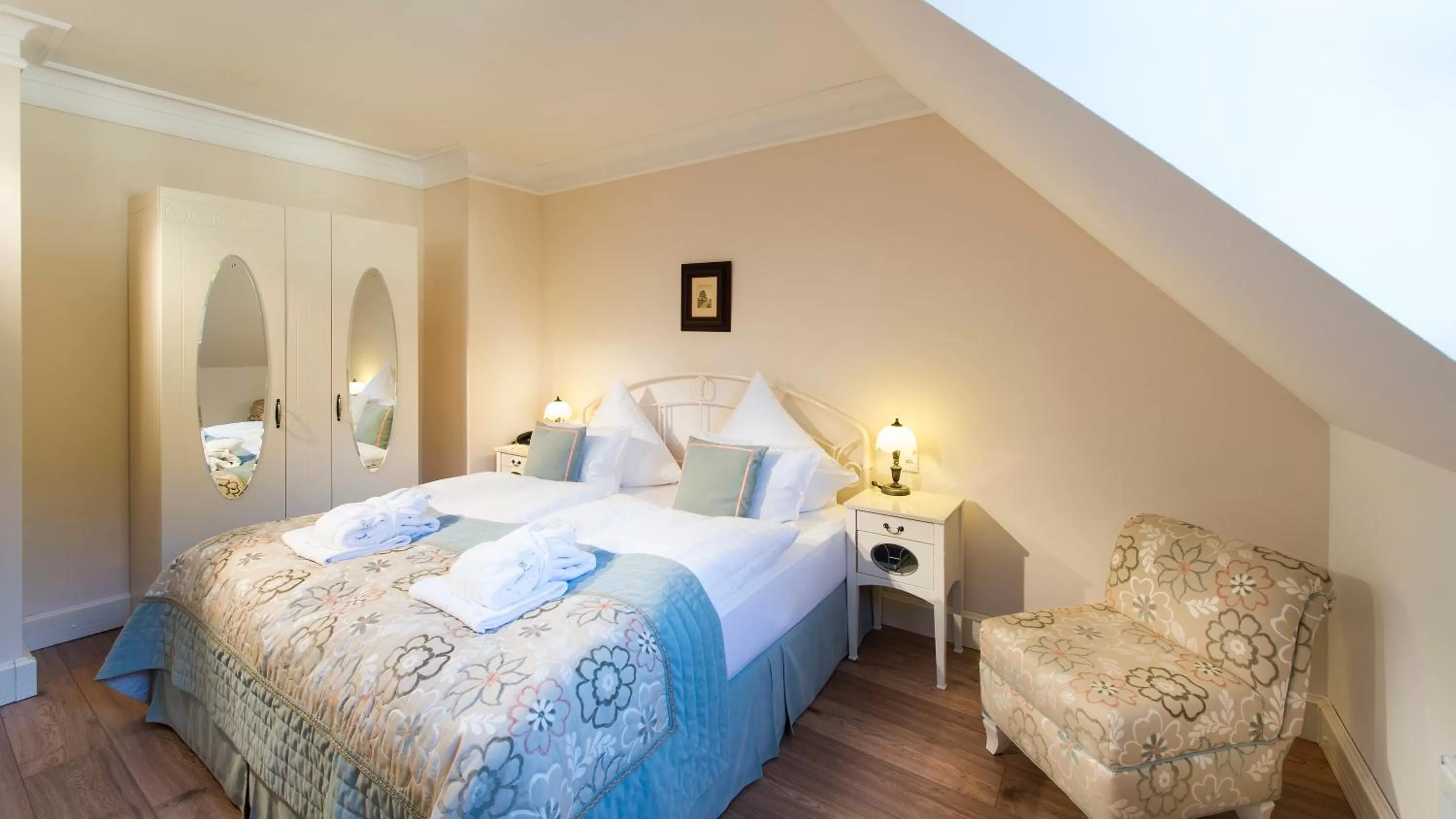 Bed in Das Palmenwald Schwarzwaldhof, BW Signature Collection