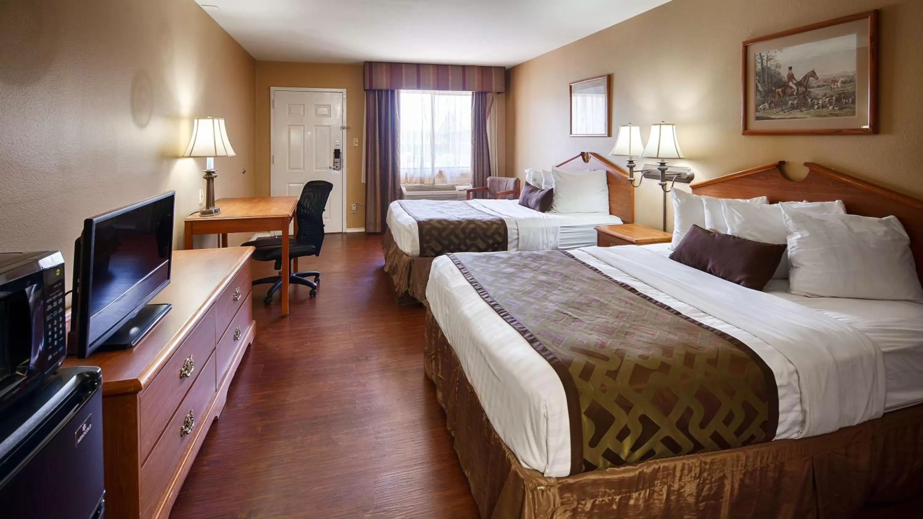 Queen Room with Two Queen Beds - Disability Access/Non-Smoking in Americas Best Value Inn & Suites Sonora