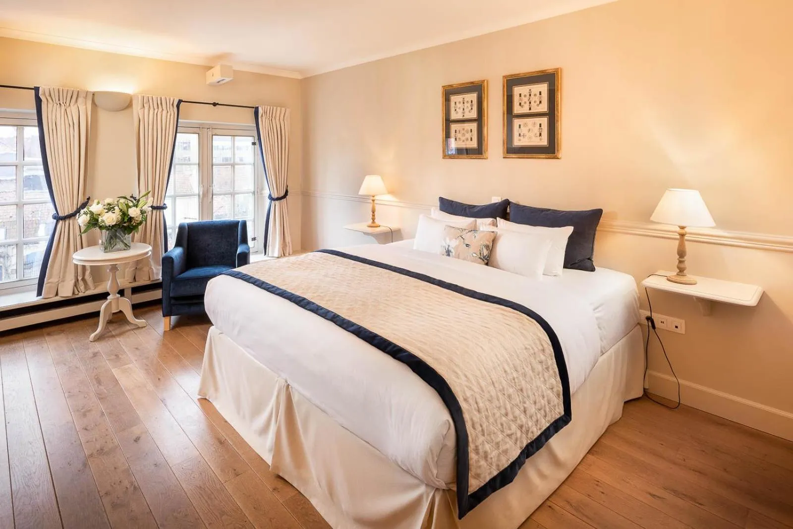 Bedroom, Bed in De Tuilerieën - Small Luxury Hotels of the World