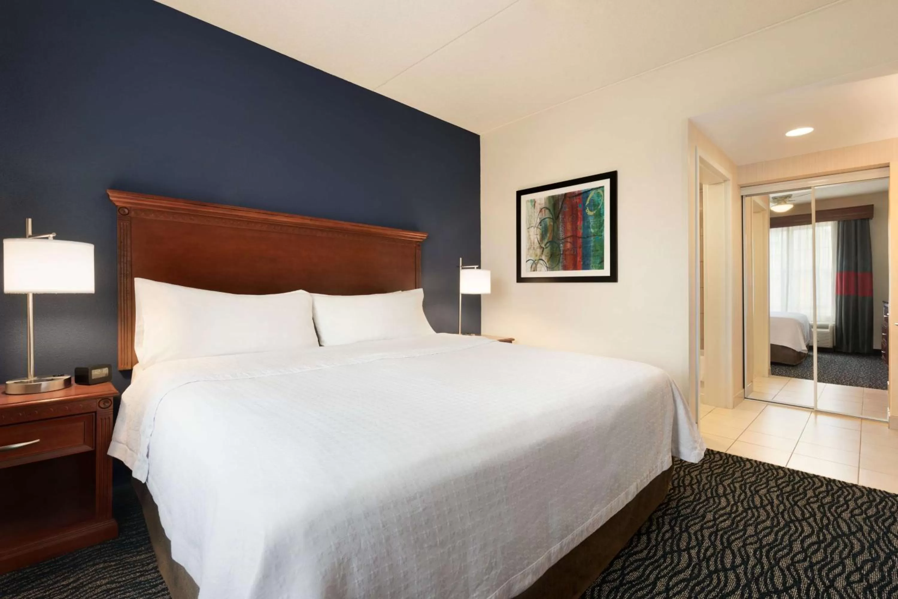 Bed in Homewood Suites by Hilton Madison West