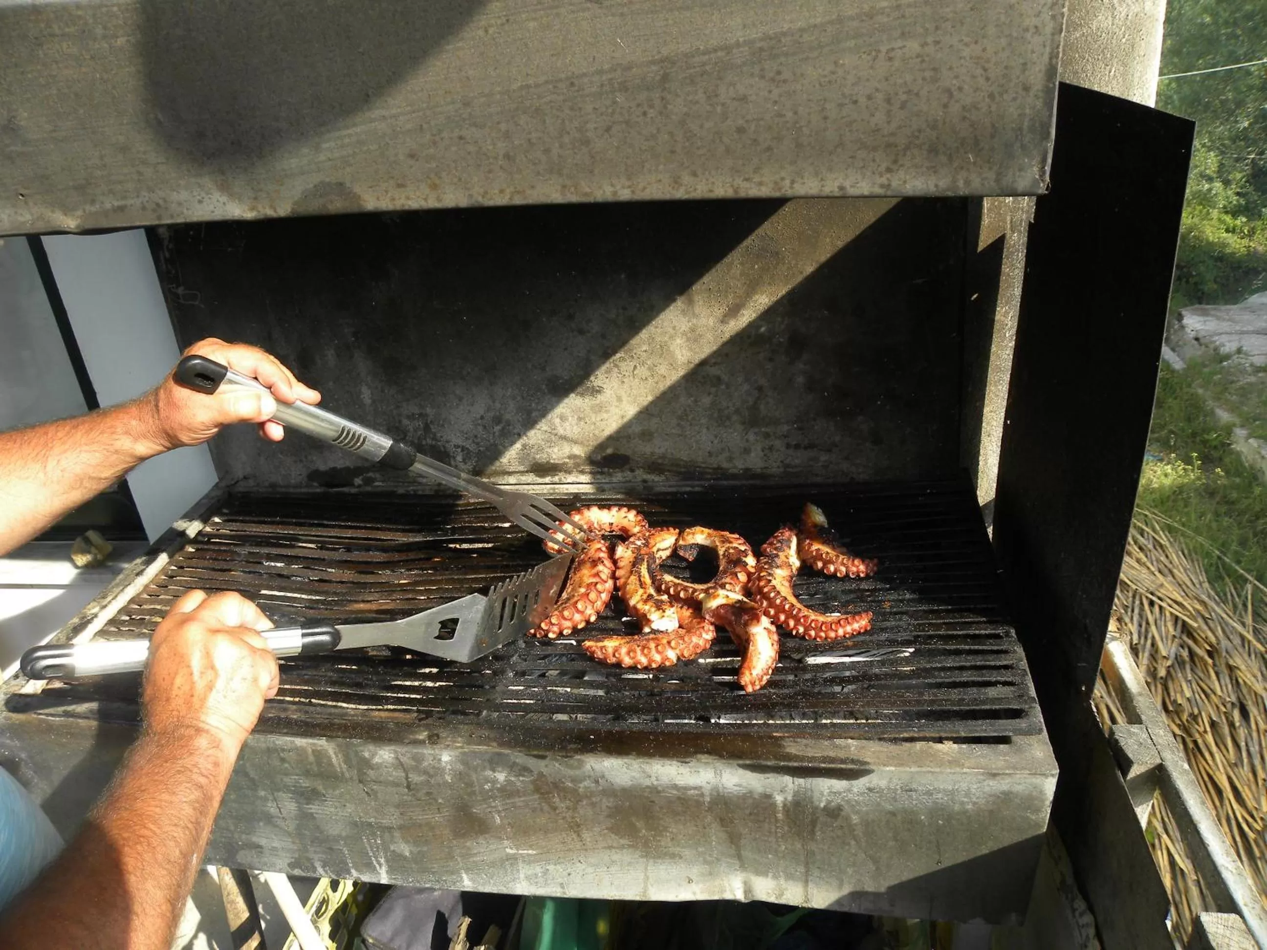Food close-up, BBQ Facilities in Maxola's Dream Orikum